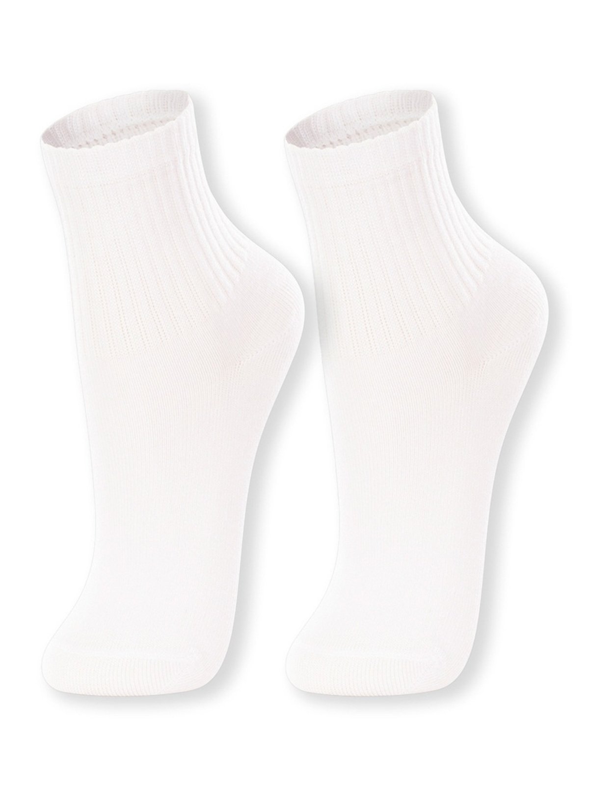 Vista 2 Kit 2 Pares de Meias Cano Médio Lupo branco Lupo branco