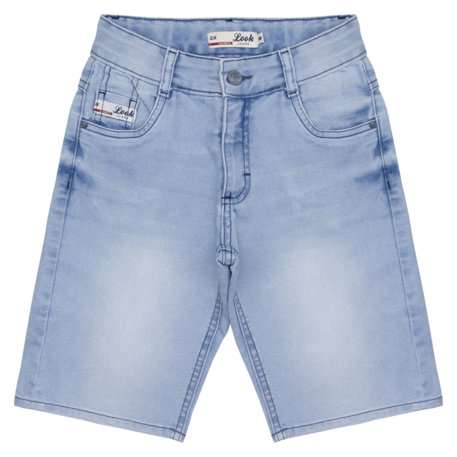 Infantil – Bermuda Juvenil Look Jeans Clear Jeans