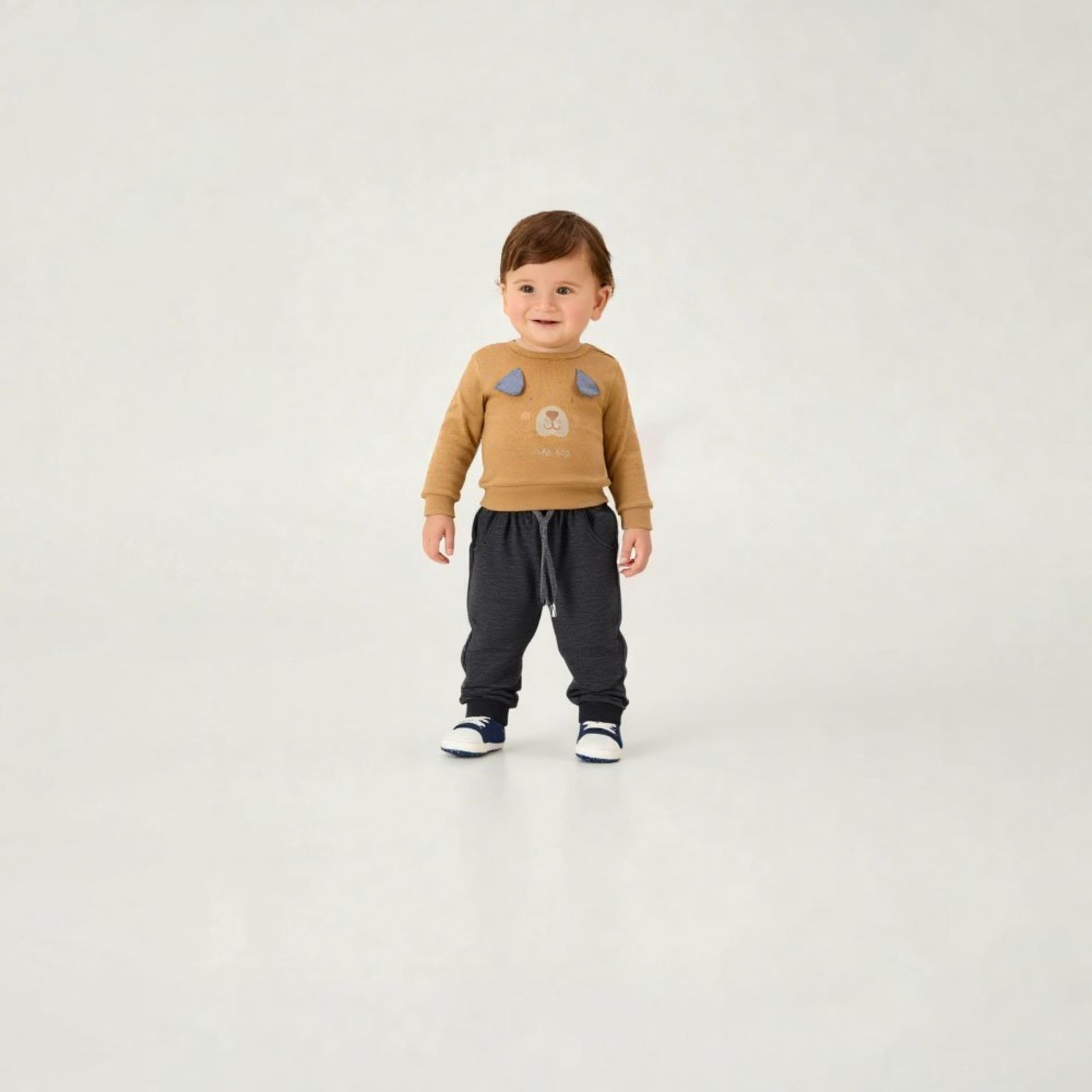 Infantil - Calça Preto Pulla Bulla Menino - 55165-876