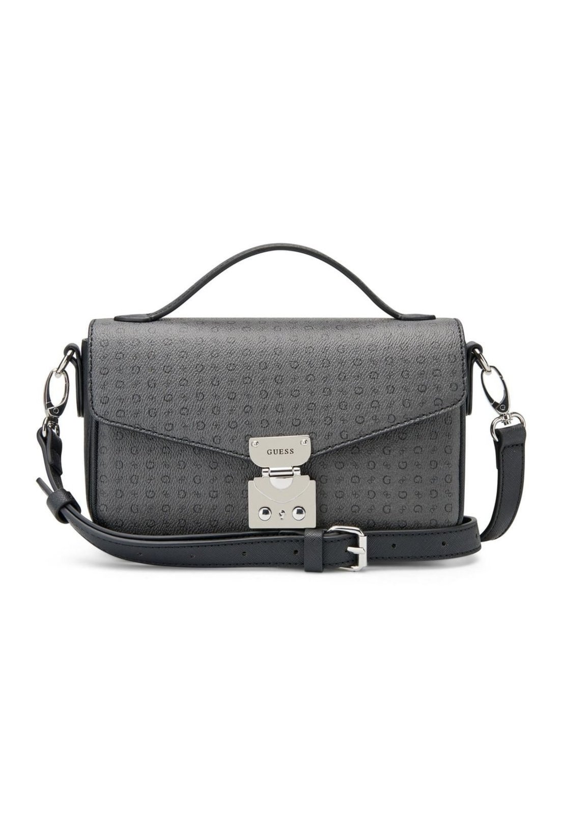 Bolsa Guess Elaina Crossbody Cinza Escuro