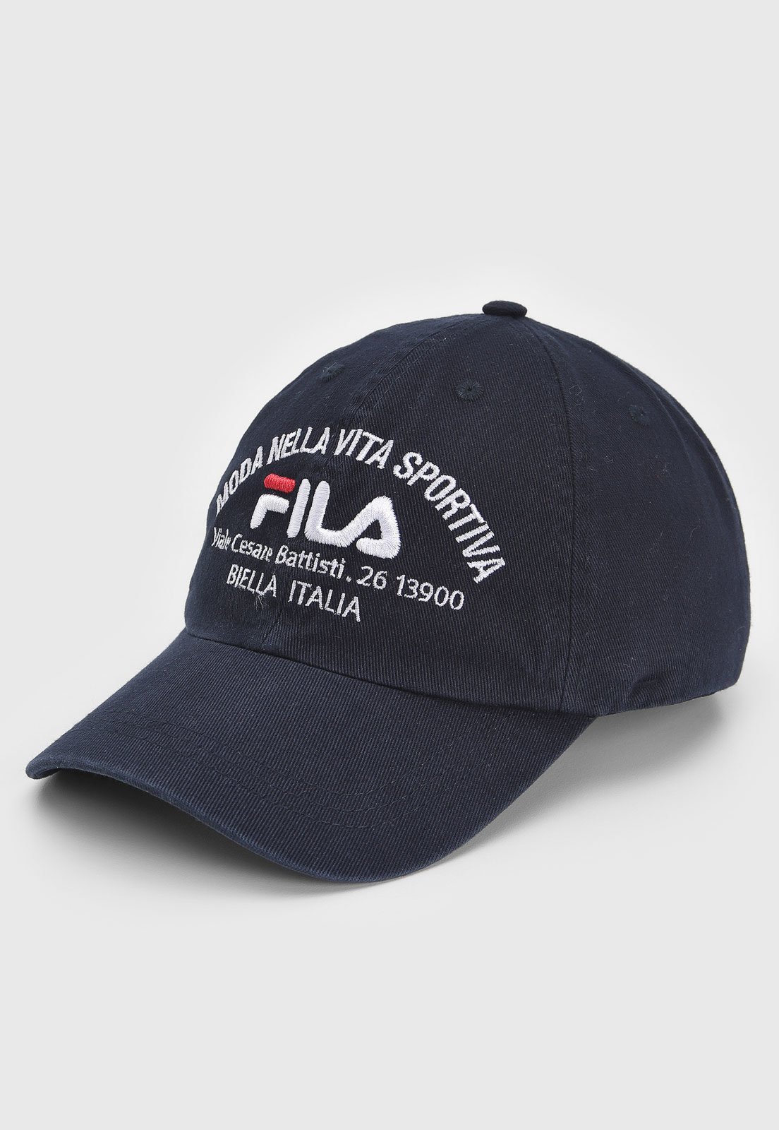 Vista 3 Boné Masculino Fila Biella Italia Azul-Marinho azul marinho Fila azul marinho