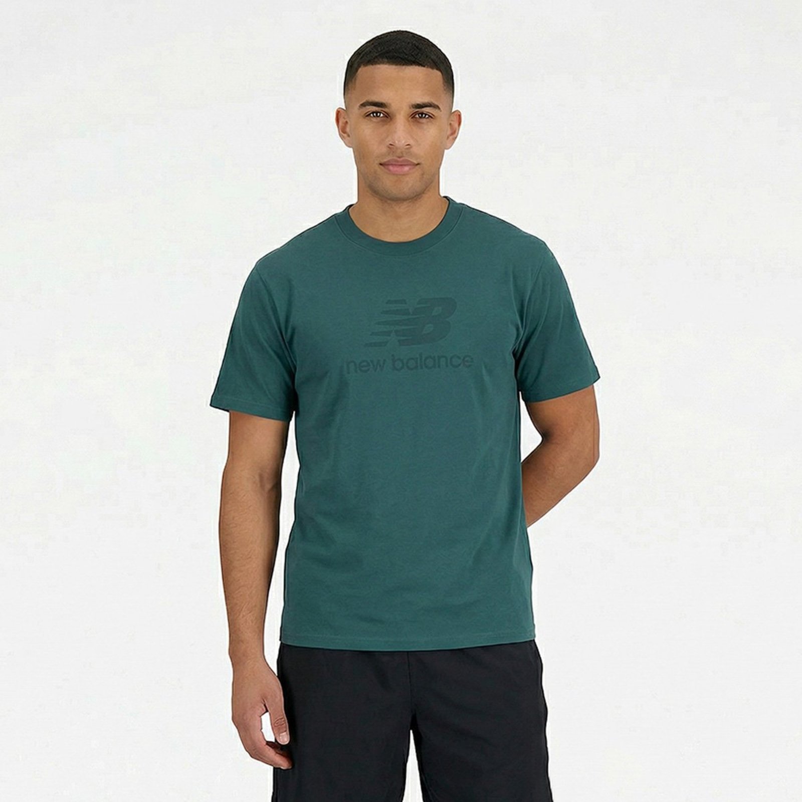 Camisa New Balance Essentials Verde