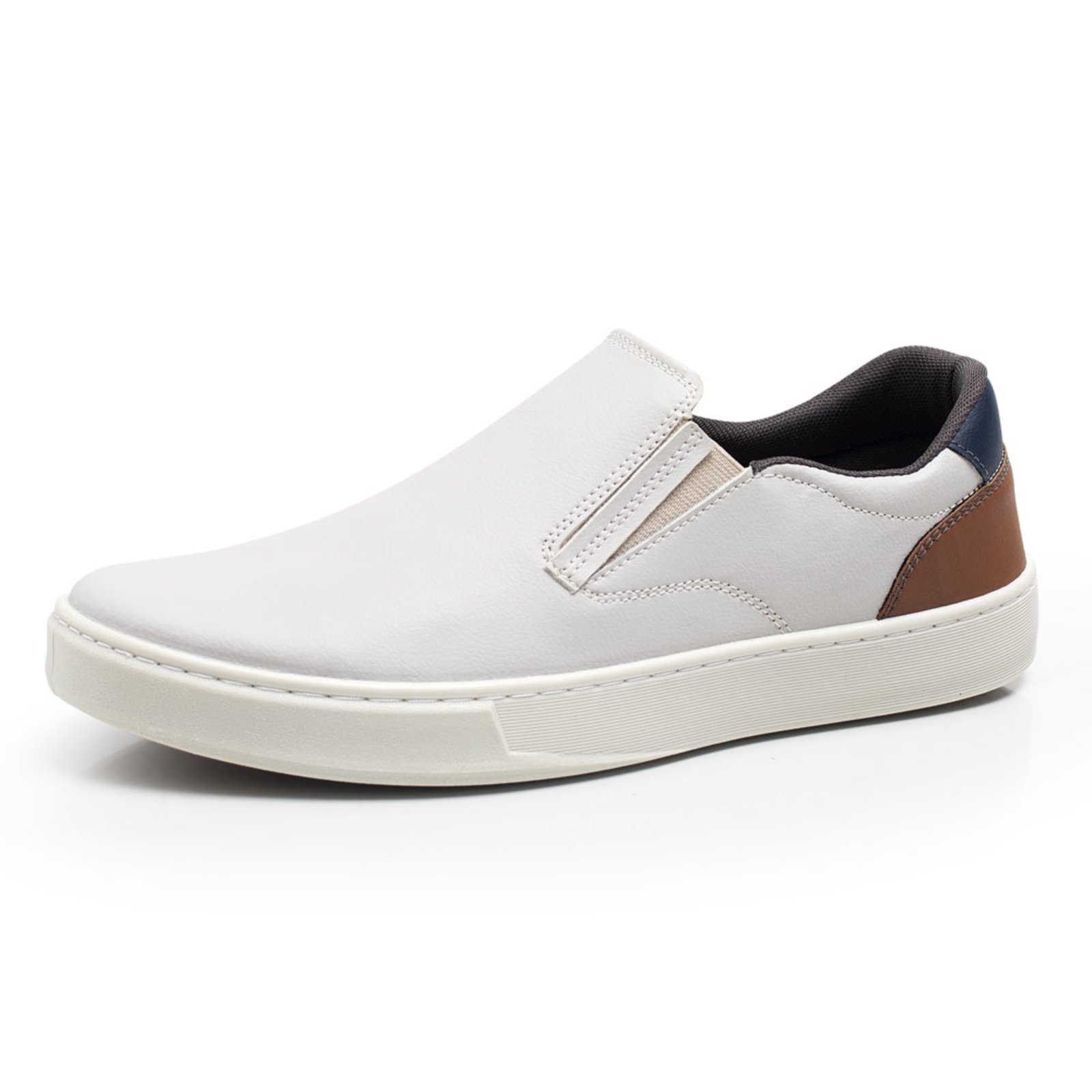 Vista 3 Tenis Casual Masculino Slip On Com Carteira Confortavel Bredeni Sapatenis Dia A Dia Iate preto BREDENI preto