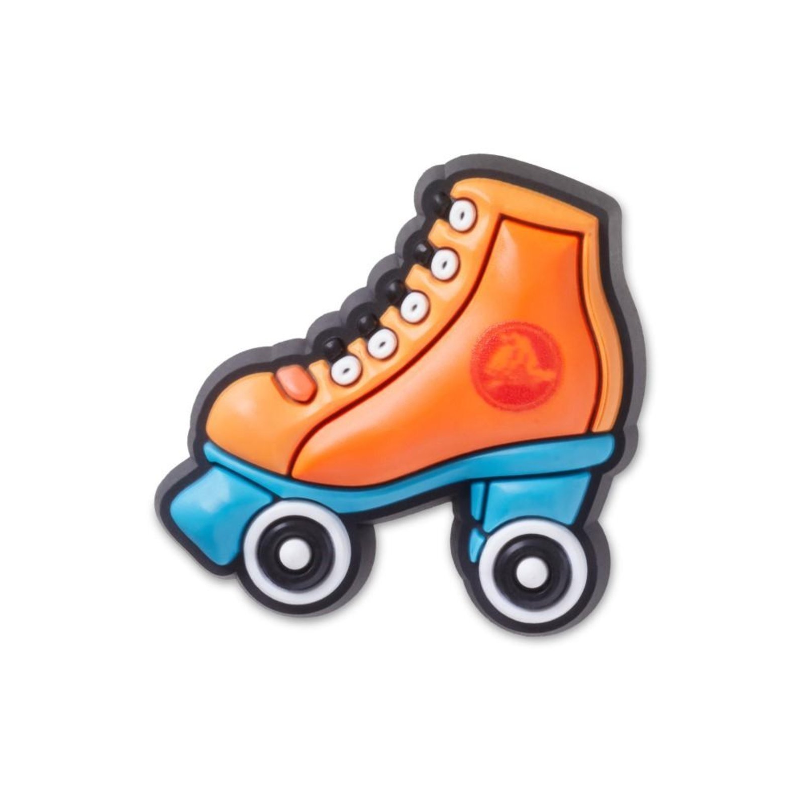 Vista 2 Infantil - Jibbitz™ Patins Laranja Crocs branco