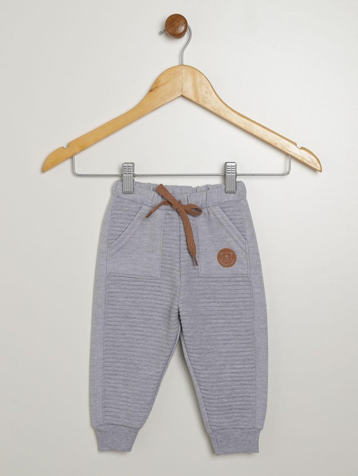 Infantil - Calça Moletom Com Punho Para - MESCLA