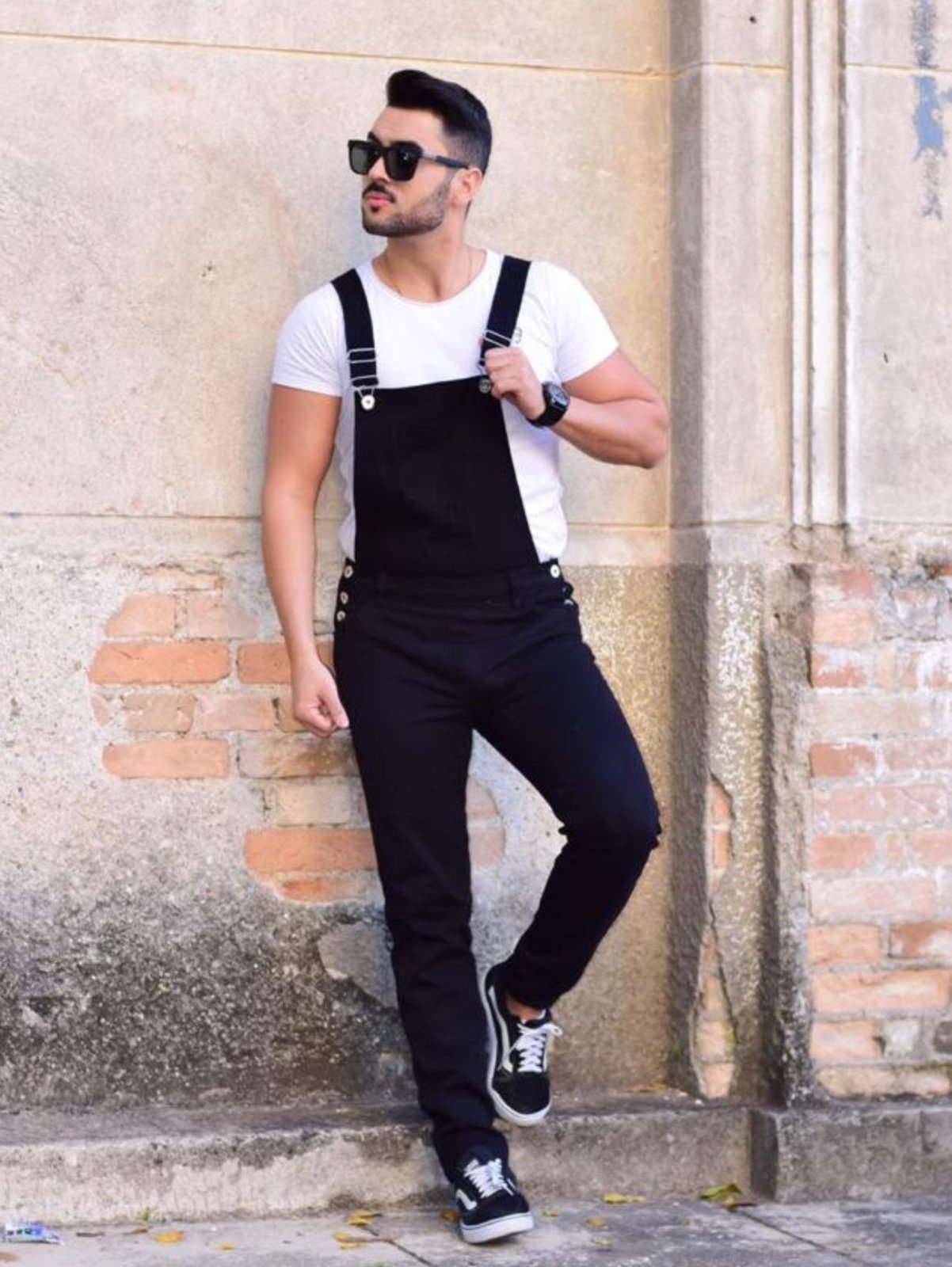 Macacão Masculino Alleppo Jeans Preto Jeans Loka