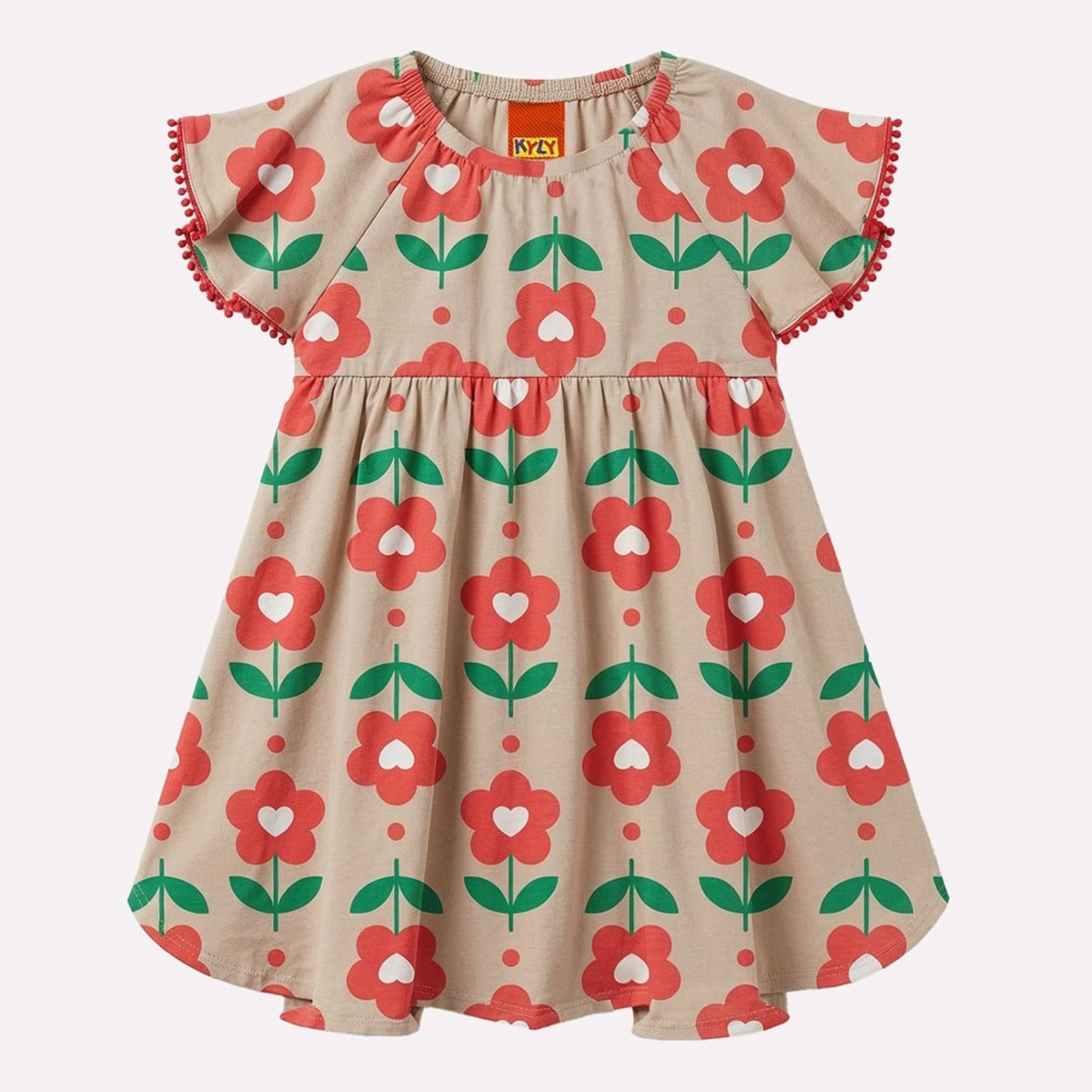 Infantil - Vestido Menina Flores Kyly