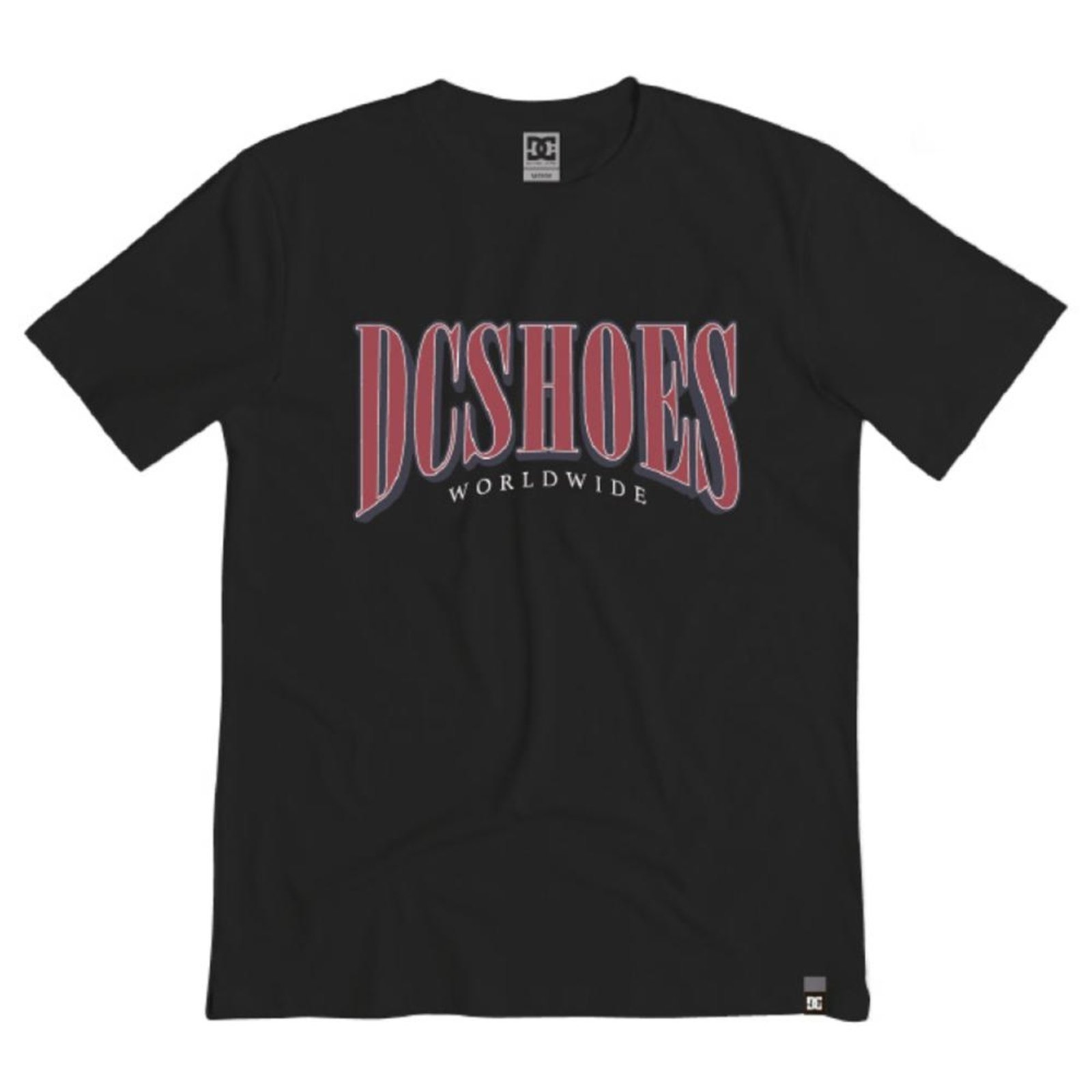 Camiseta DC Shoes Tall Stack WT23 Masculina Preto