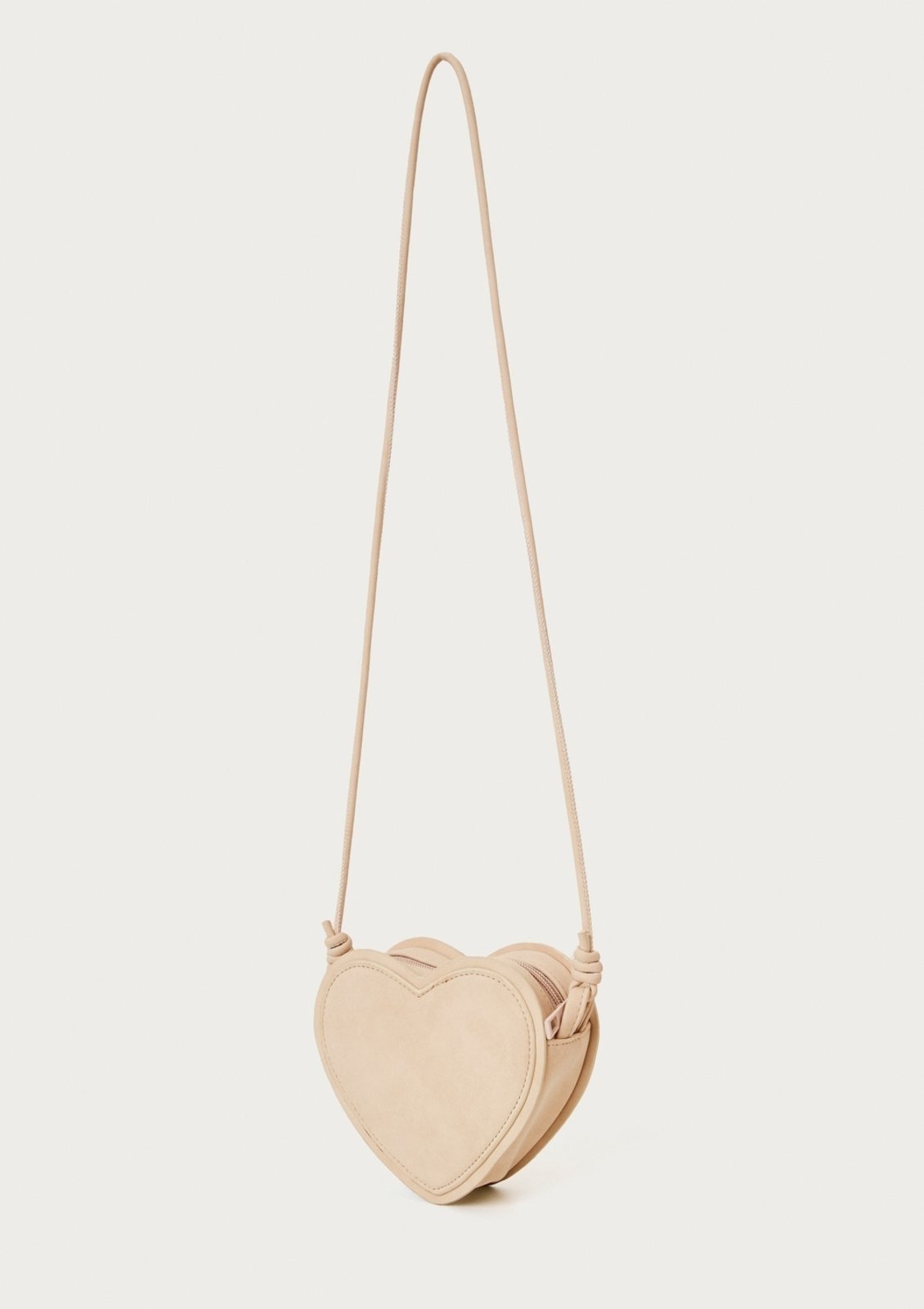 Vista 3 Infantil - Bolsa Menina Coração Em PU Hering Hering Kids bege
