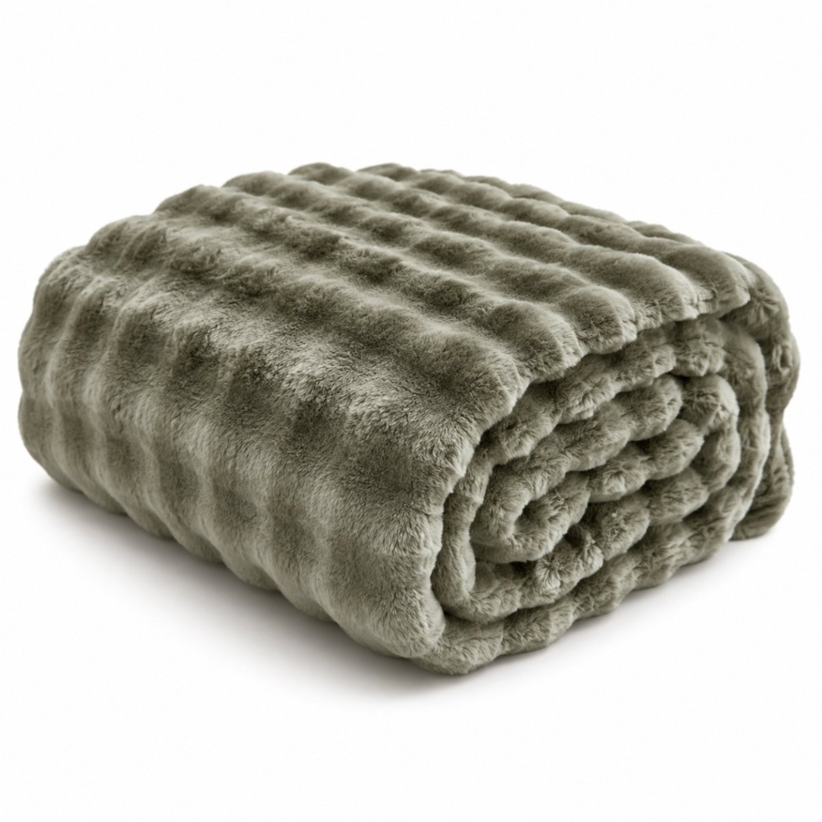 Manta Microfibra King Inverno Macia Conforto Verde