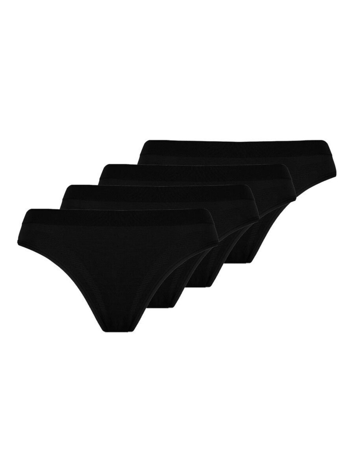 Vista 2 Kit com 4 Calcinhas Biquíni Loba 4 Lupo preto Lupo preto
