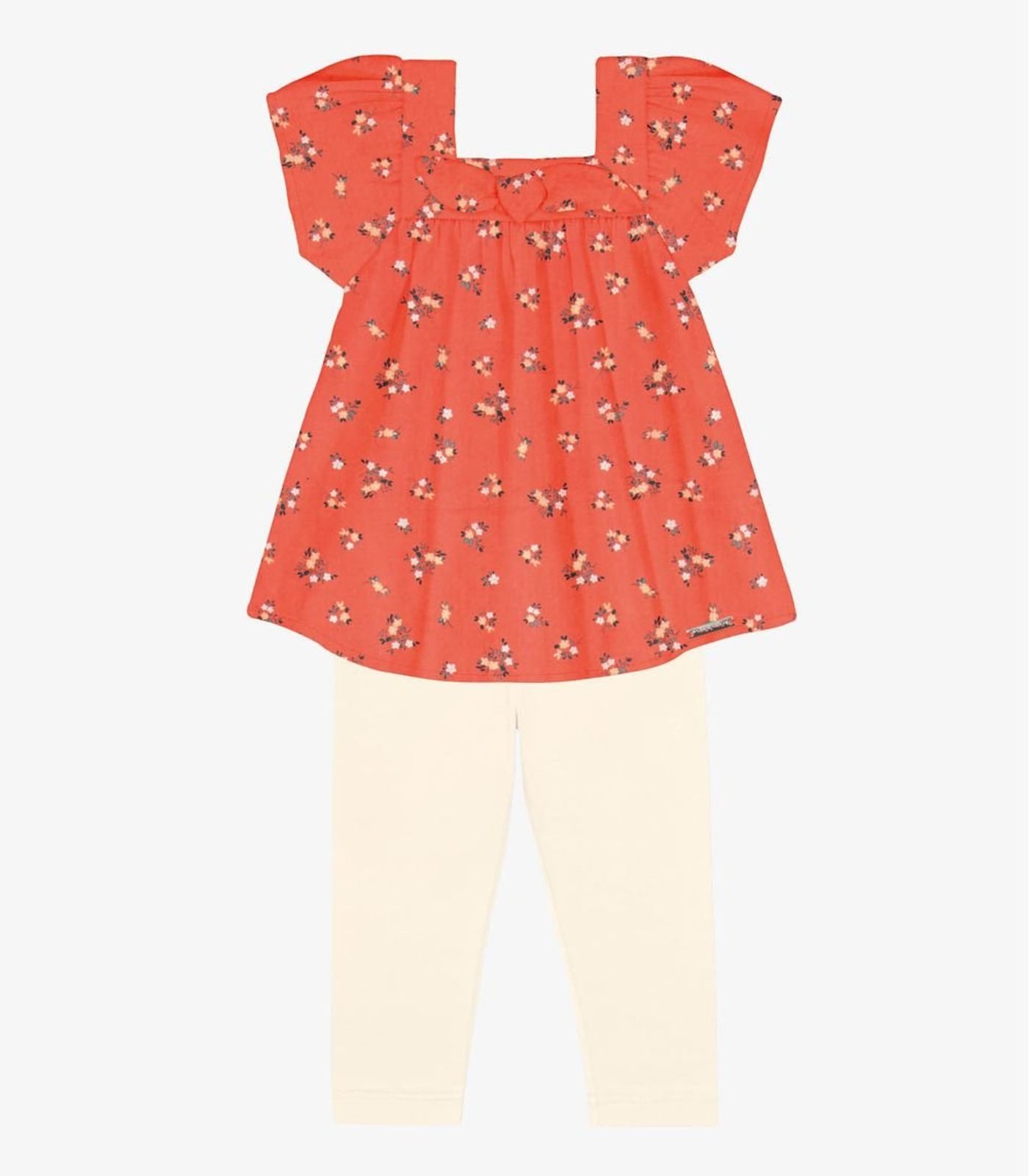 Infantil – Conjunto Bata Com Legging Trick Nick Laranja