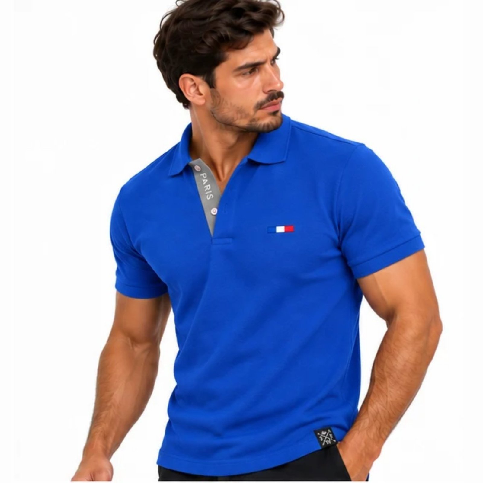 Camisa Polo Masculina FMF Bordado França Casual Premium