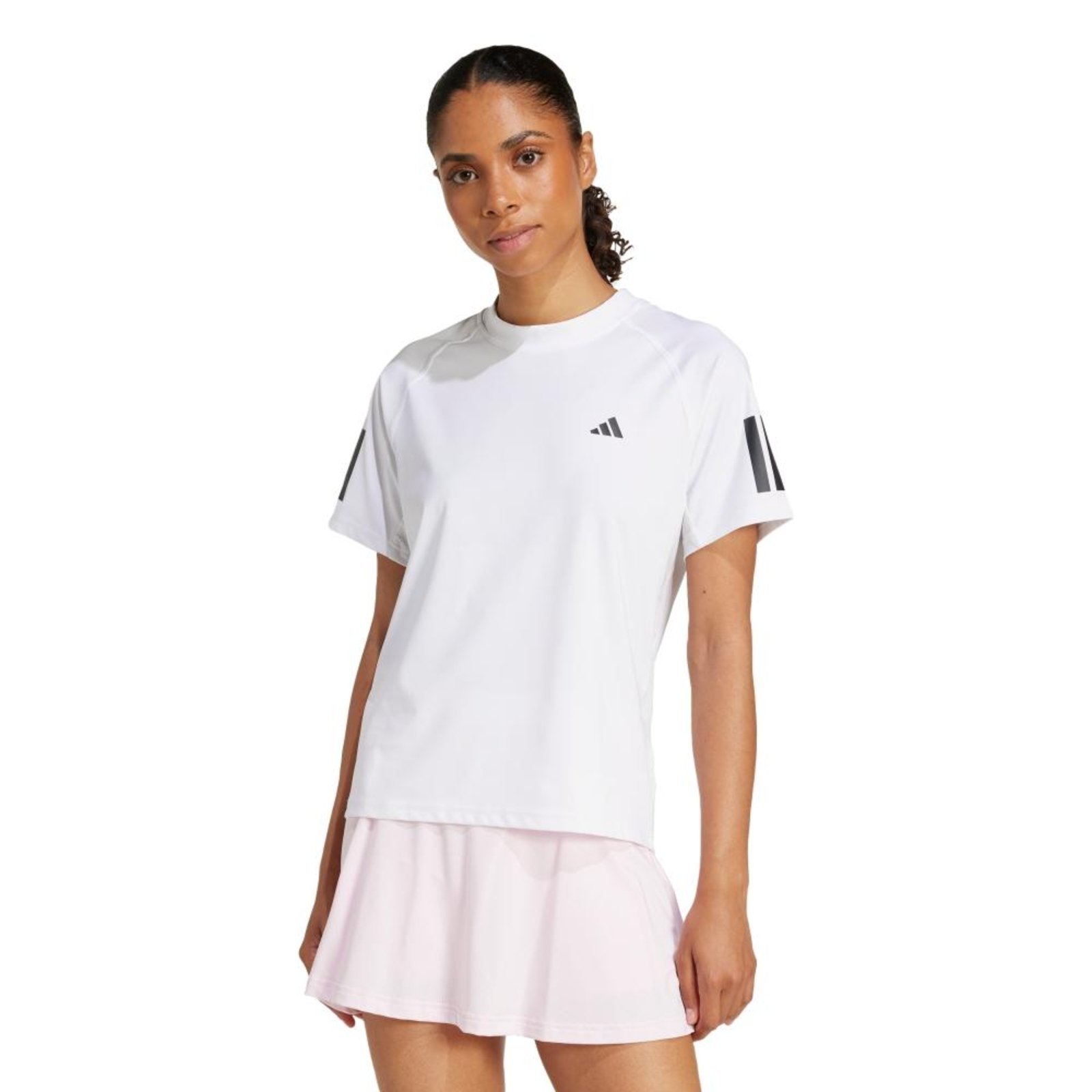Camiseta Club Três Listras Tênis Climacool adidas Performance Branco