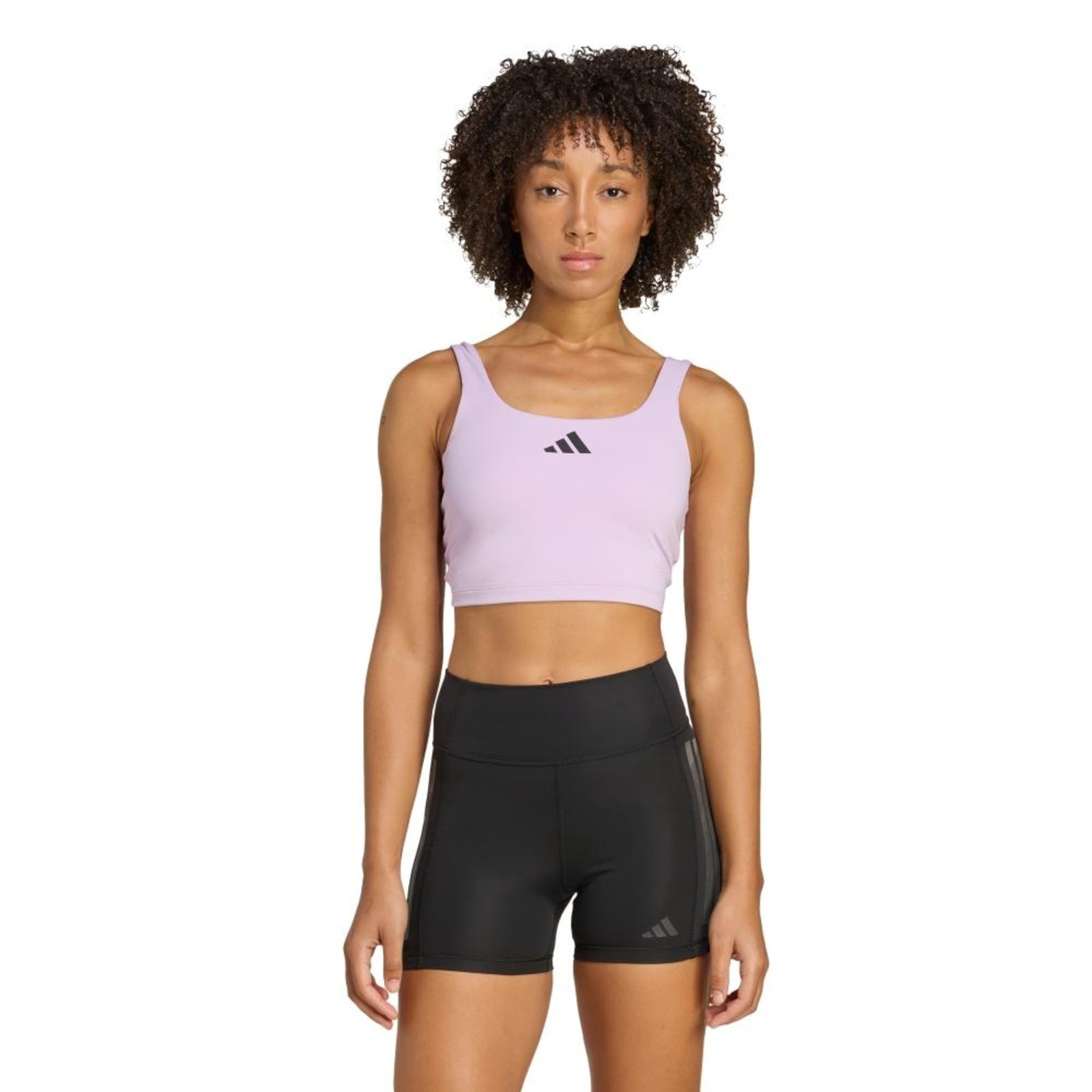 Top esportivo de suporte Power Light Tank adidas Performance Roxo