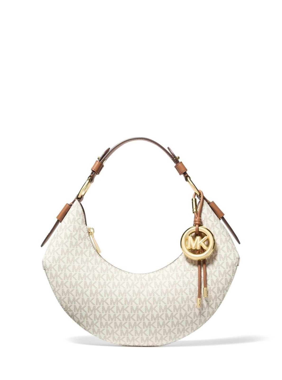 Vista 2 Bolsa De Ombro Koa Logo Média 30F5GQ4L6B149 Michael Kors branco Michael Kors branco