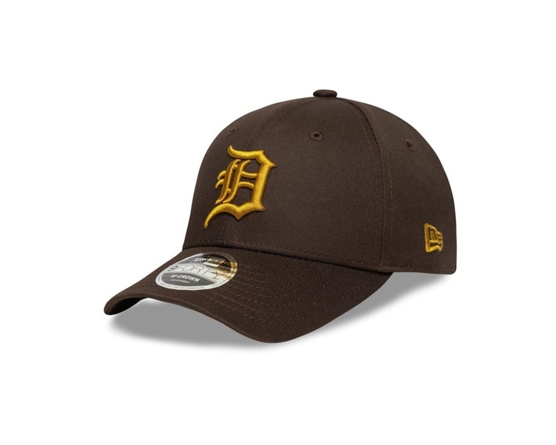 Bone New Era 9FORTY M-Crown Detroit Tigers MLB Marrom