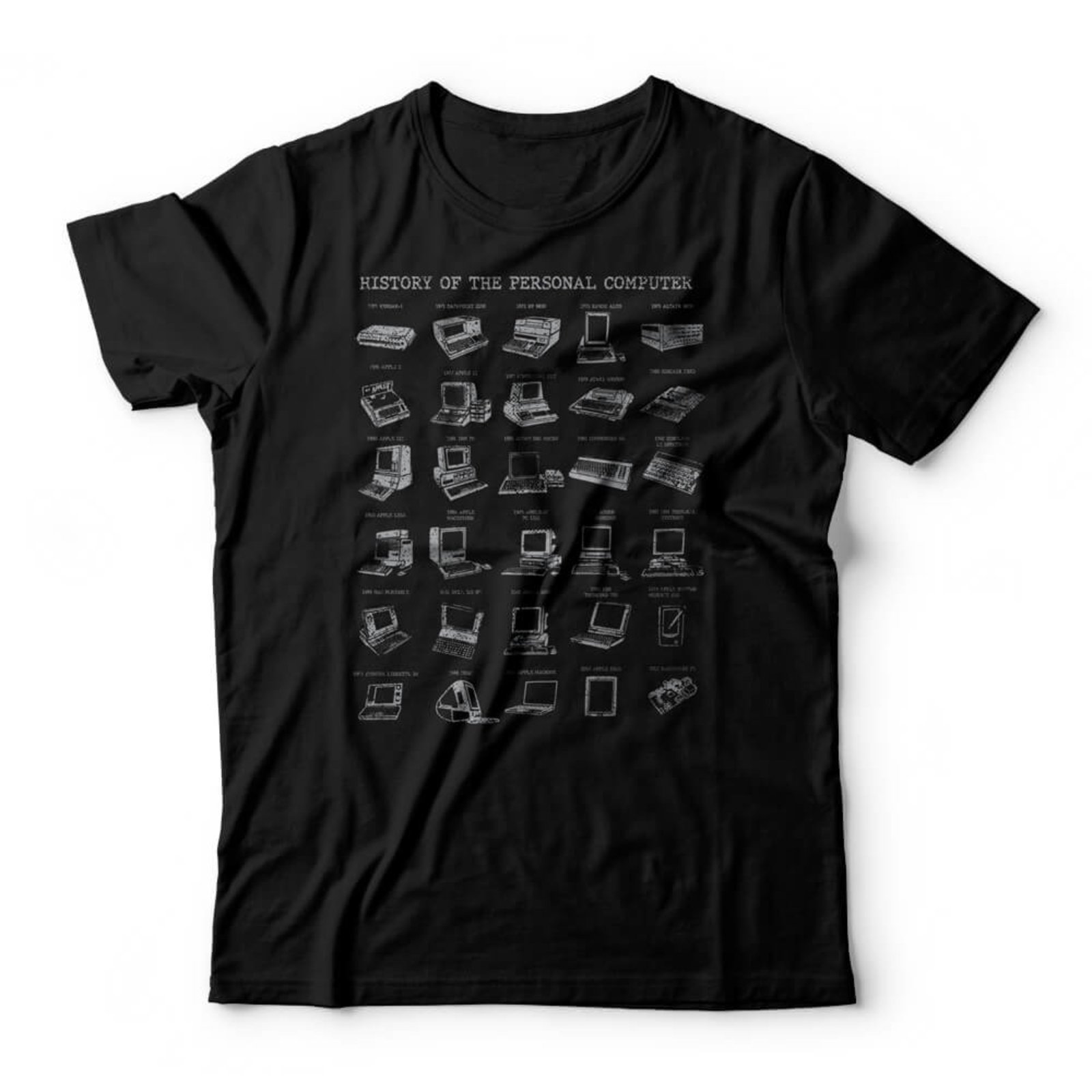 Camiseta Computer History – Preto – Casual – Studio Geek