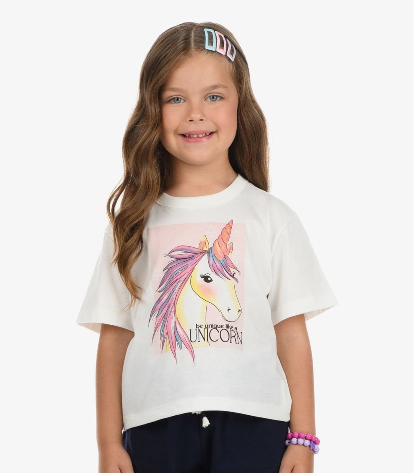 Infantil - Blusa Meia Malha Menina Rovi Bege