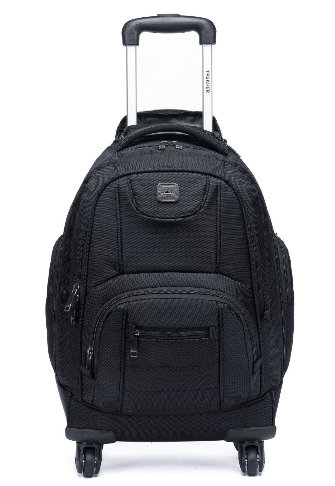 Mochila Executiva Rodinhas Trekker Espaçosa Unissex