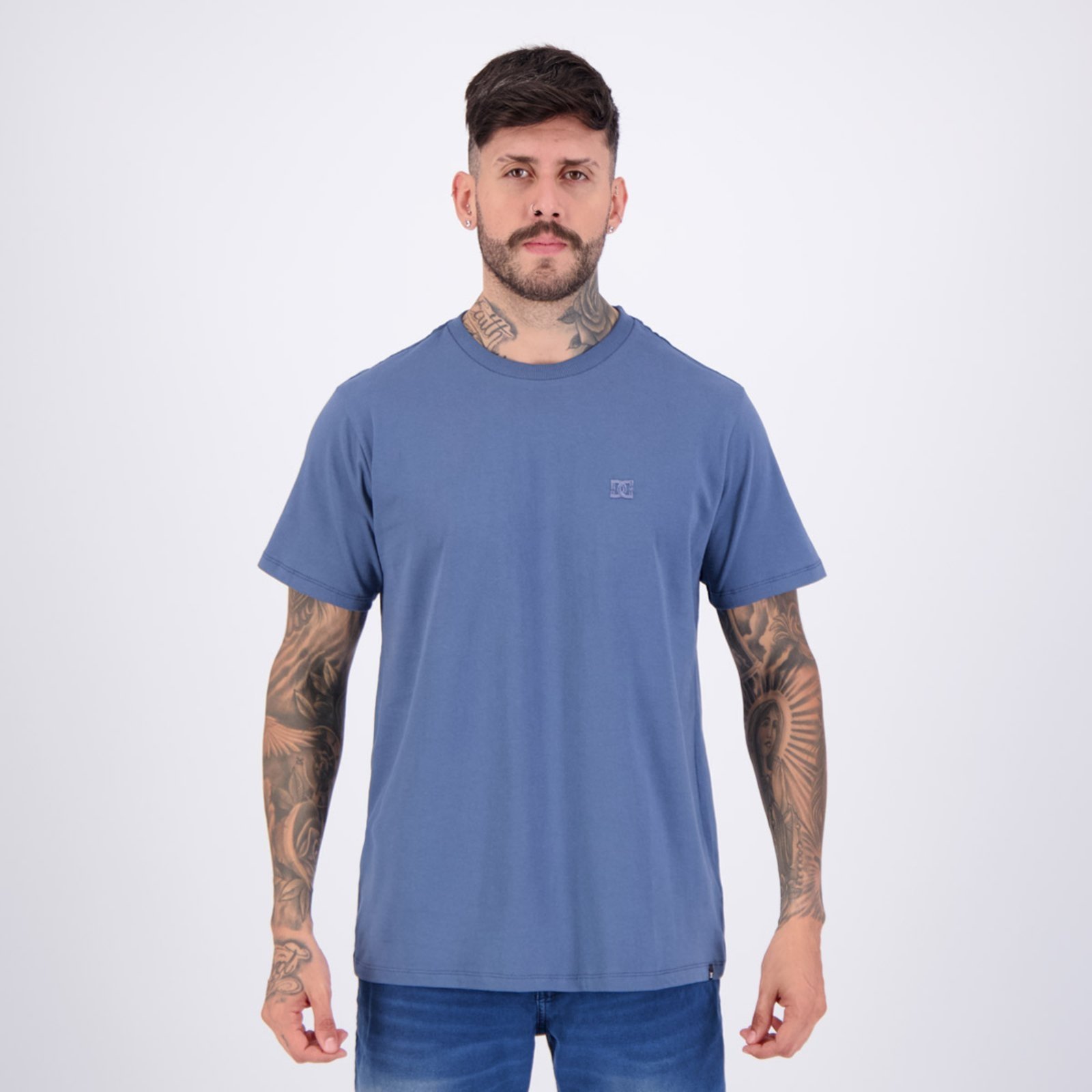 Camiseta DC Shoes Embroidery Azul