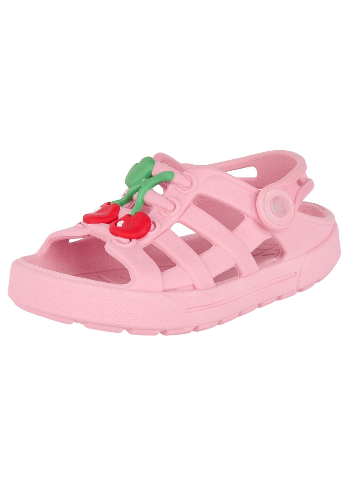 Infantil - Sandália Babuche Plugt Menina Cereja Rosa Balé