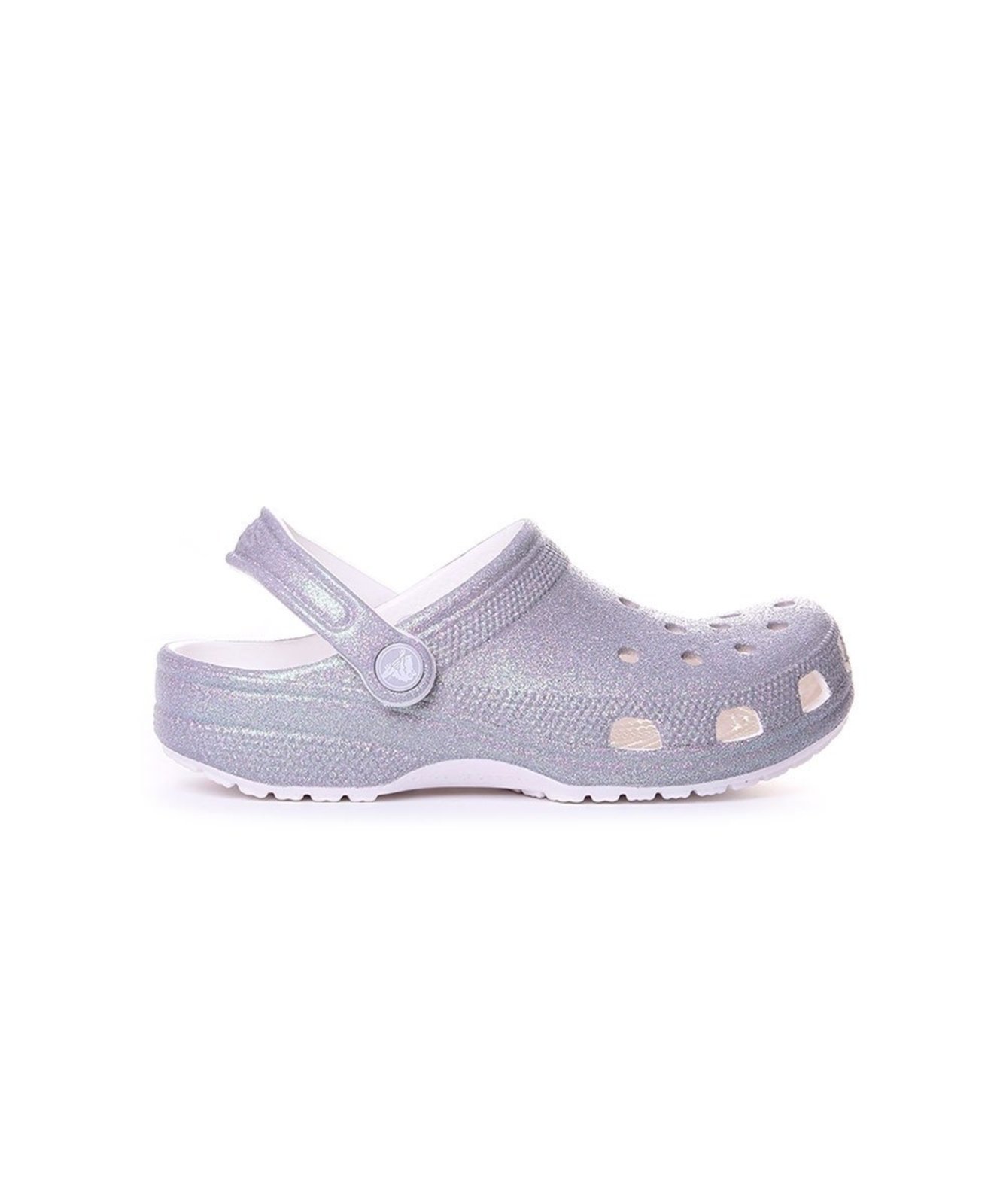 Sandália Crocs Classic Glitter Branco Incolor