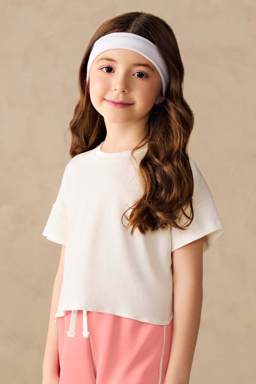 Infantil - Blusa Menina Easemove Colorittá Bege