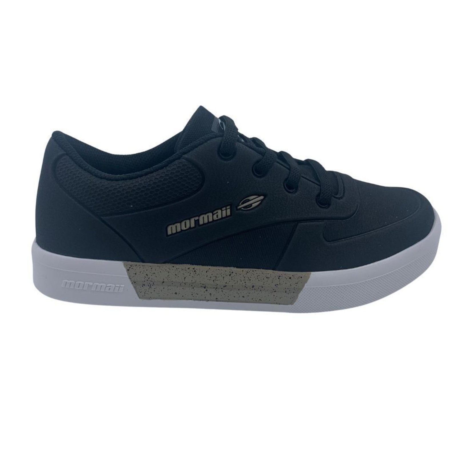 Infantil - Tênis Mormaii Cadarço Elástico Preto Smash Jr - Preto - mormaii