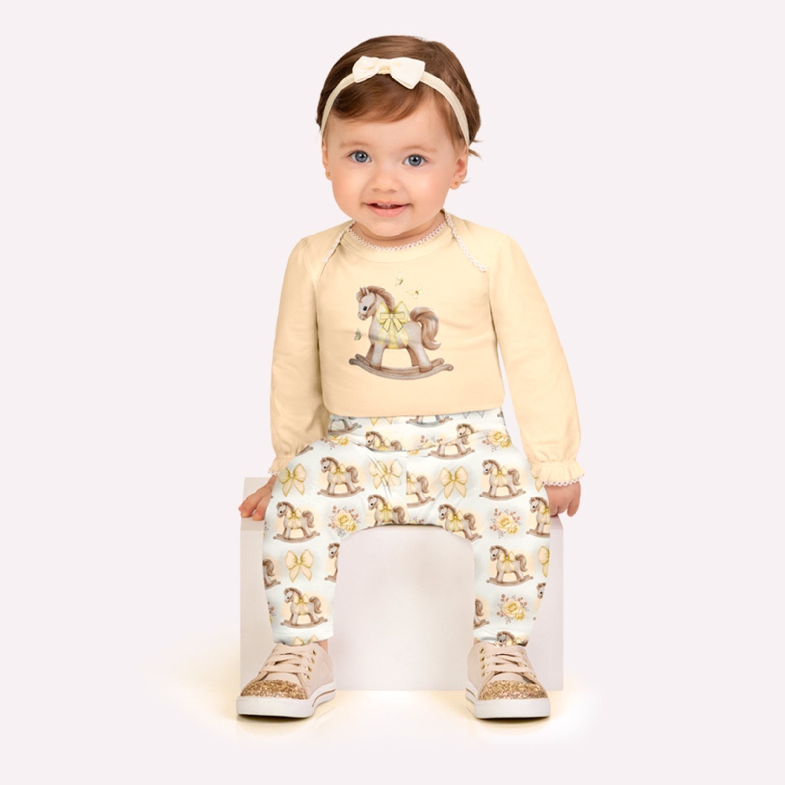 Infantil - Conjunto Menina Cavalinho Milon