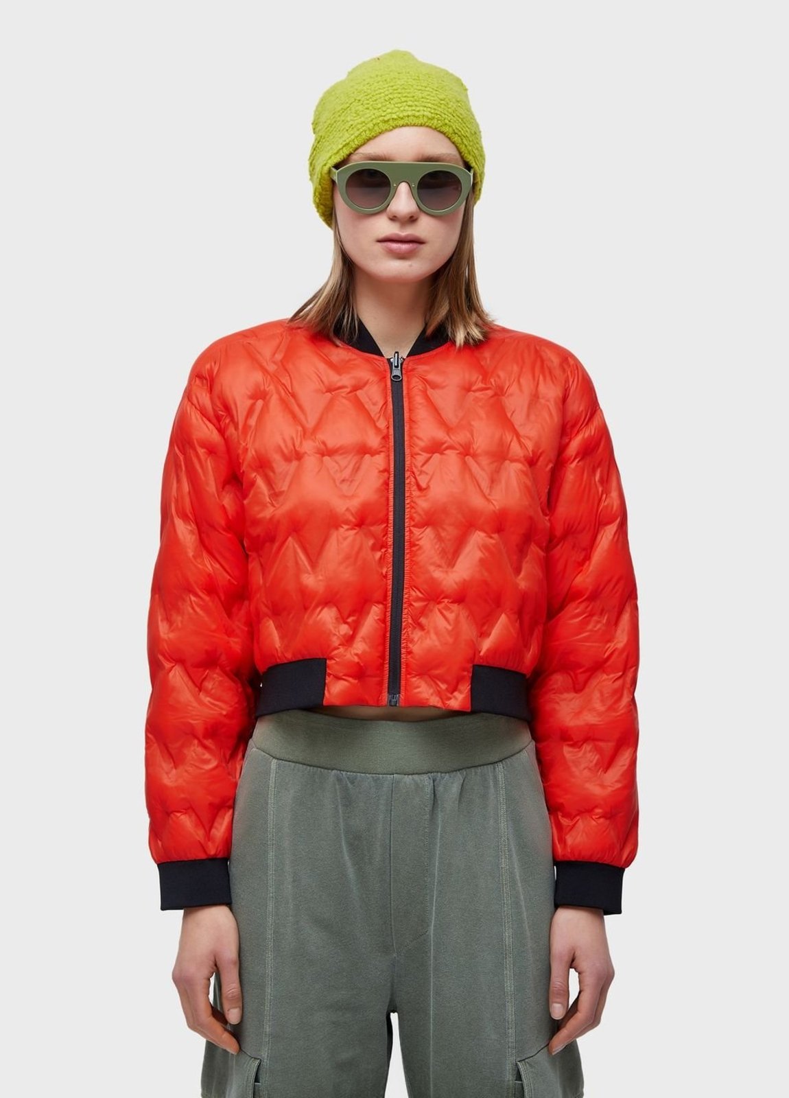Jaqueta bomber matelasse double face OSKLEN