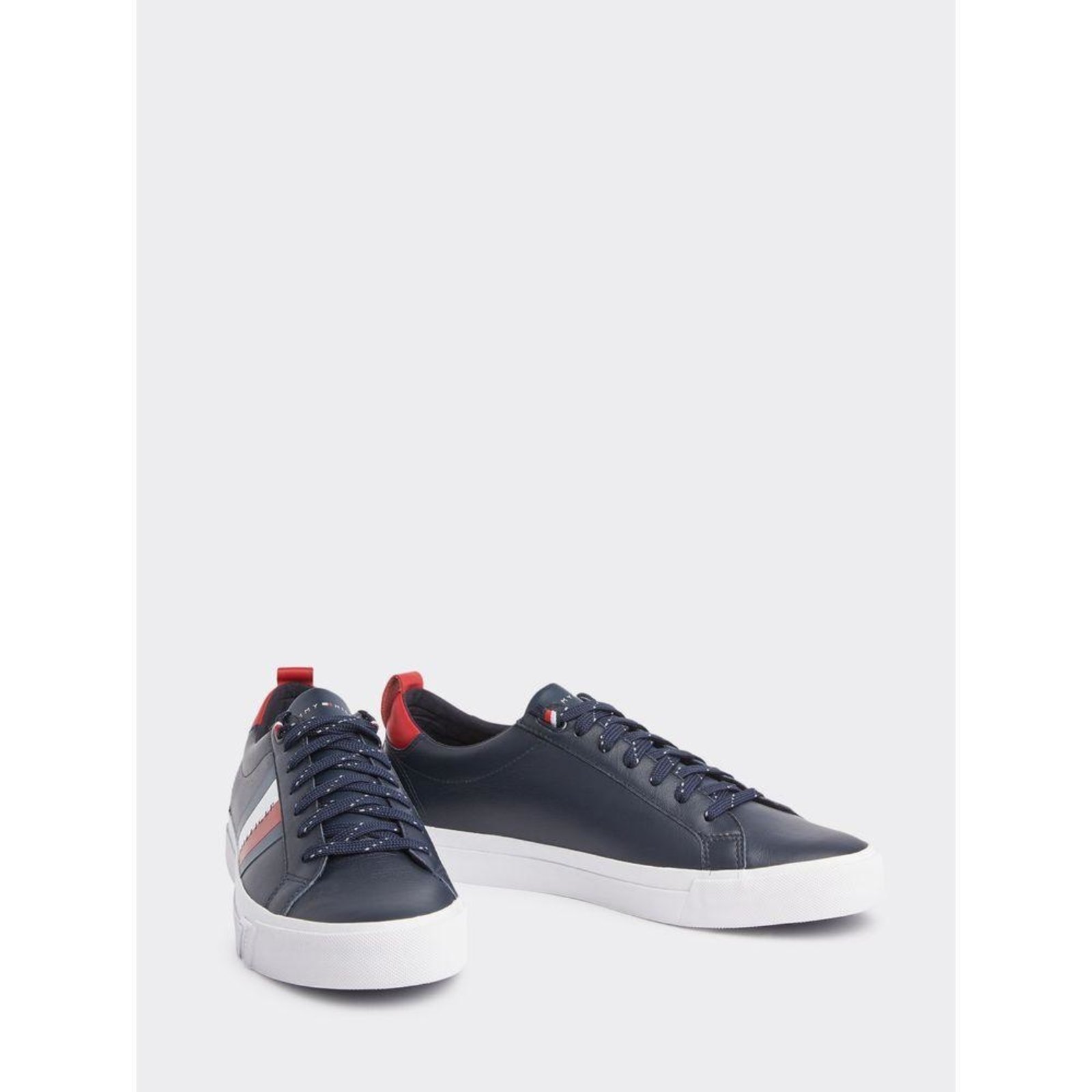 Vista 2 Tênis Faixa Hilfiger Lateral Masculino - Tommy Hilfilger Tommy Hilfiger azul marinho Tommy Hilfiger azul marinho