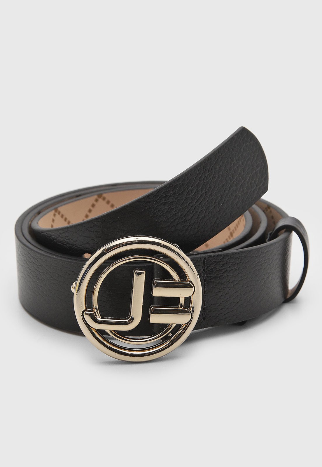 Cinto Feminino Jorge Bischoff Couro Preto