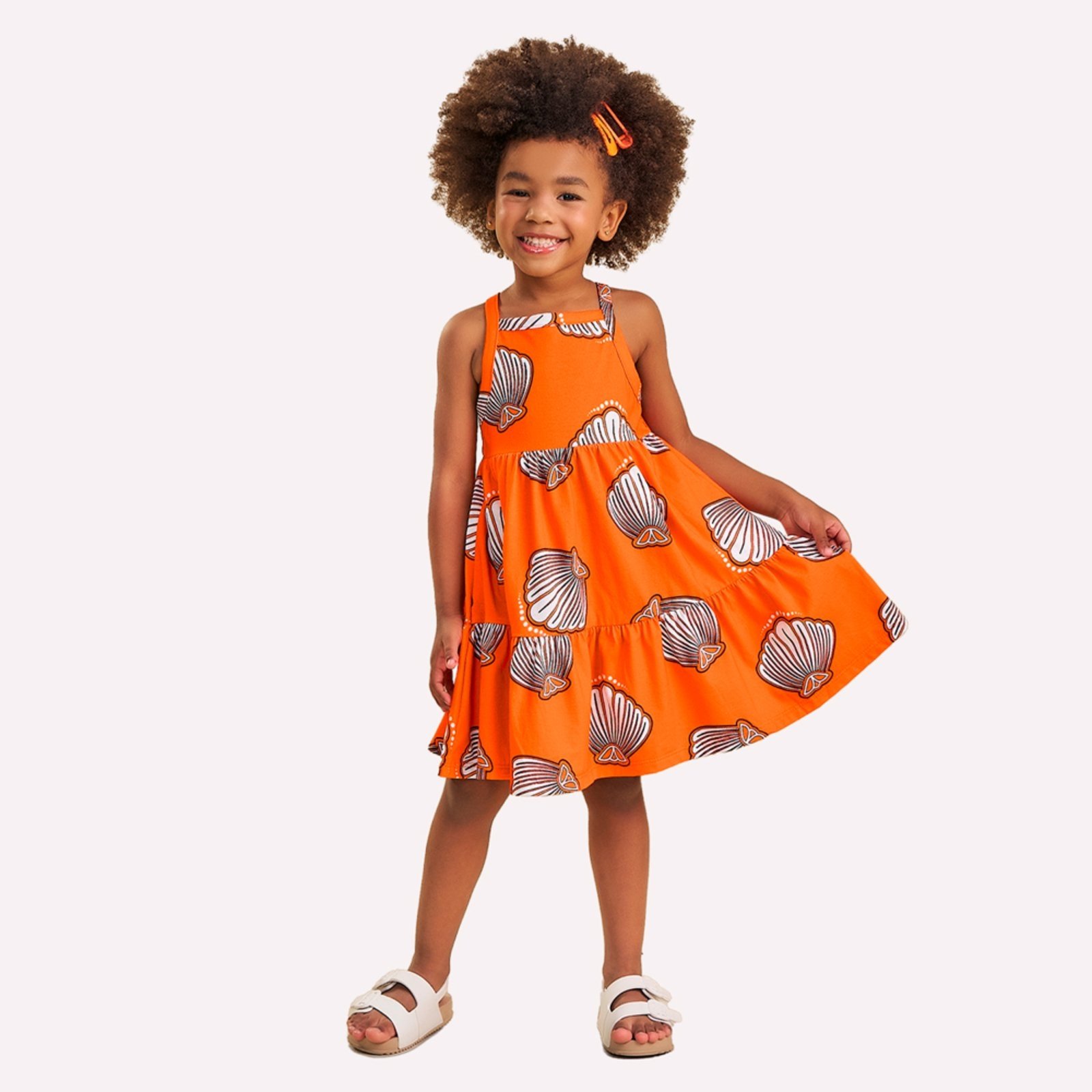 Infantil – Vestido Menina Concha Nanai