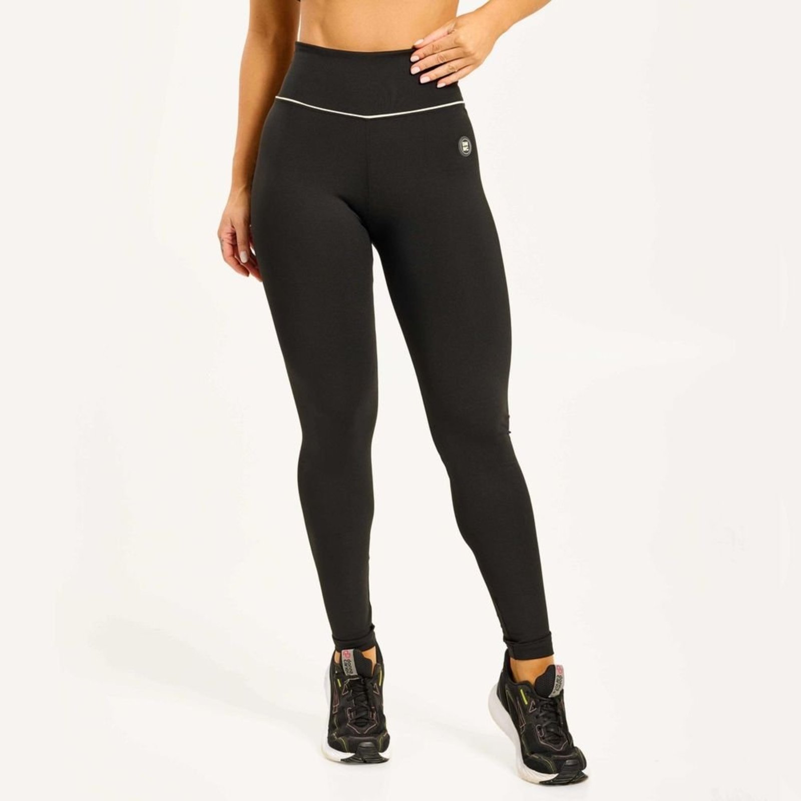 Legging Extend Preto Poliamida Donna Carioca