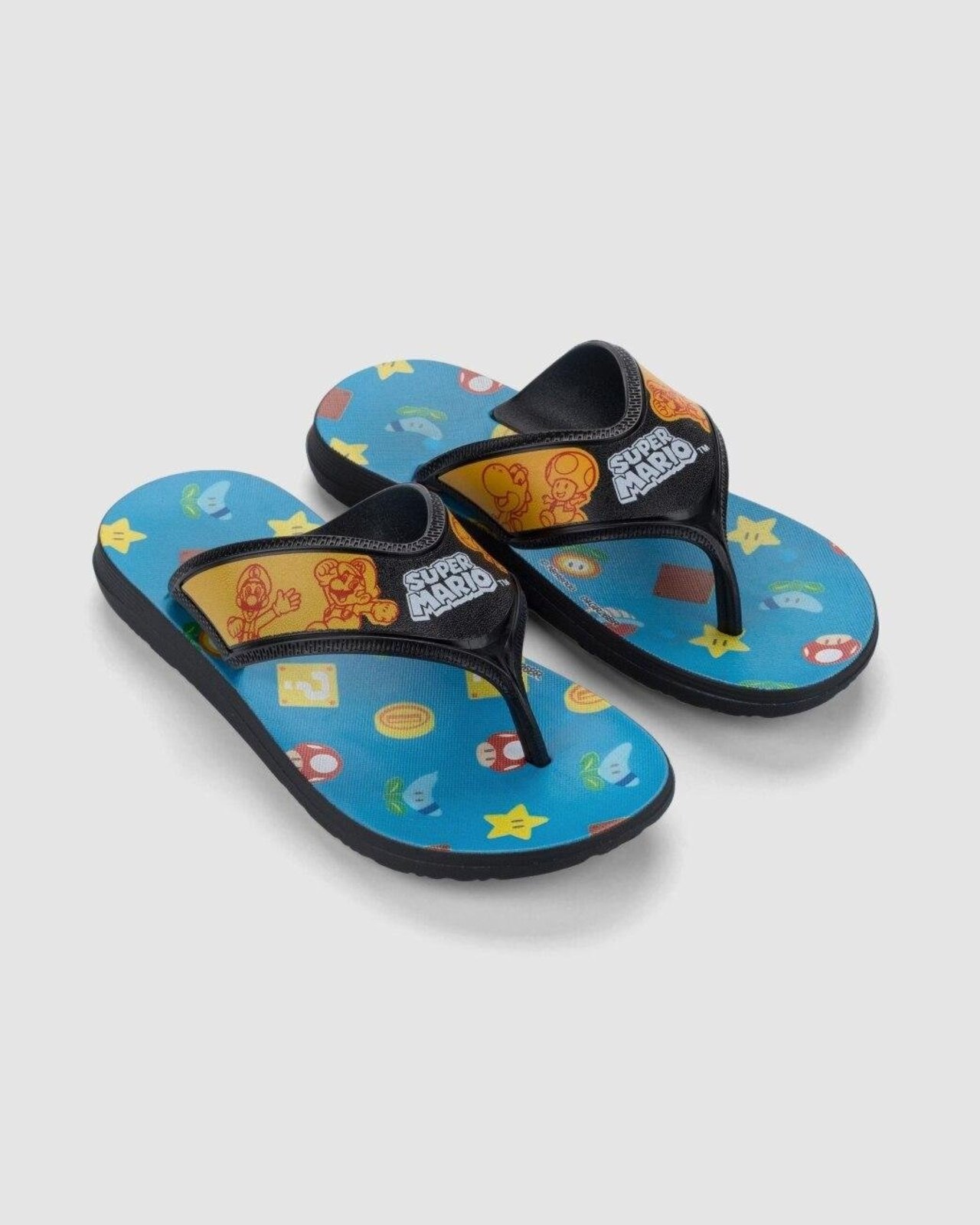 Infantil - Chinelo Grendene Super Mario Up Preto