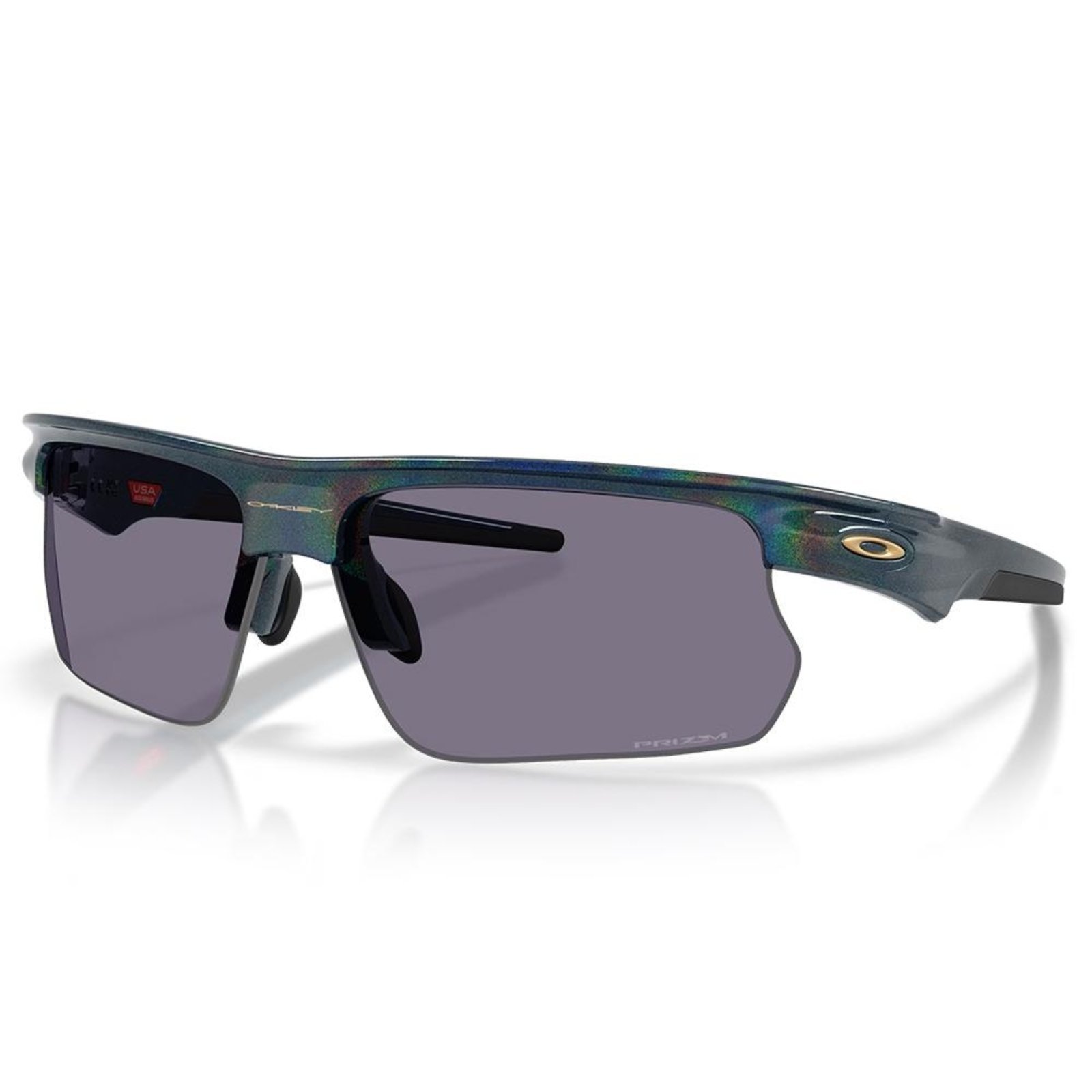 Vista 2 Óculos de Sol Oakley Bispheara Abyss Spacedust Prizm Grey preto grey Oakley preto grey