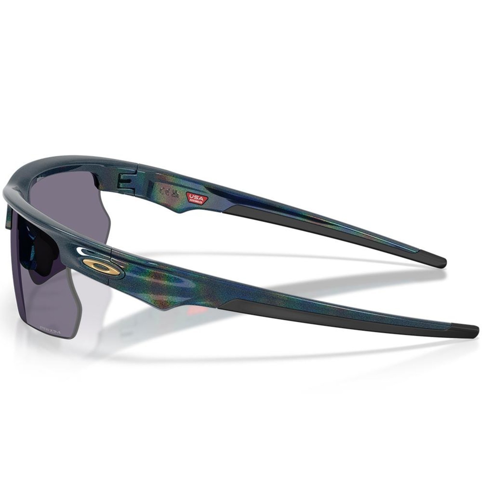 Vista 3 Óculos de Sol Oakley Bispheara Abyss Spacedust Prizm Grey preto grey Oakley preto grey