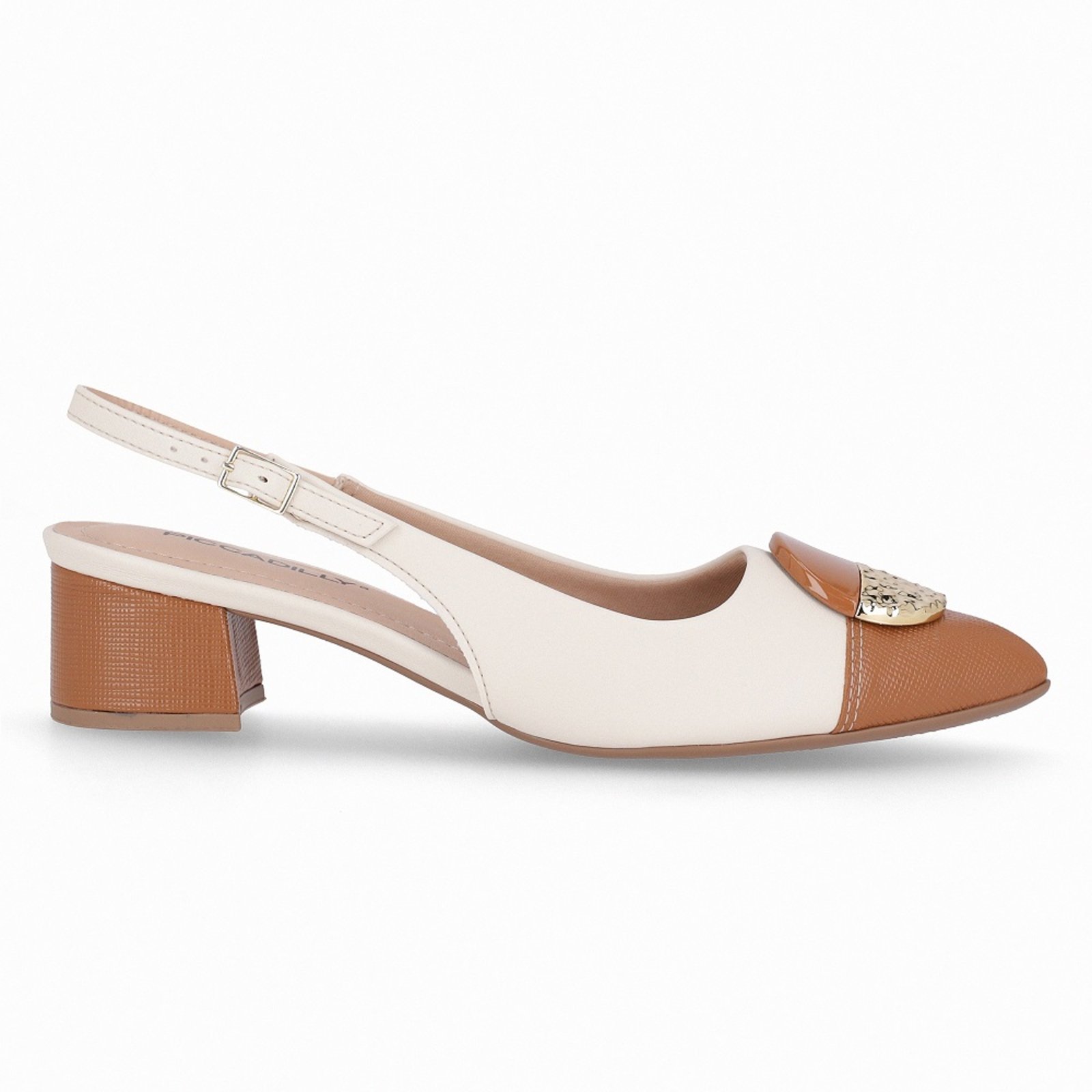 Sapato Sling Back Piccadilly 739091 Feminino – Off White