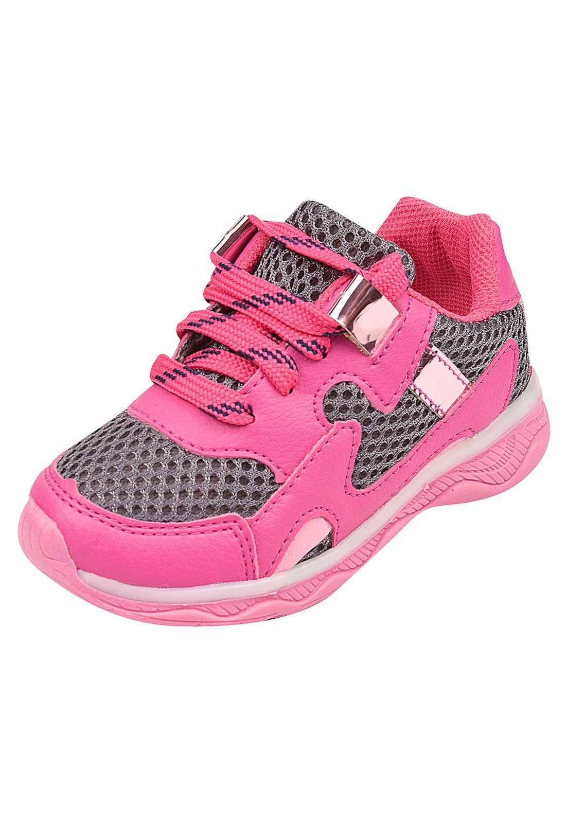 Vista 3 Infantil - kit 2 Pares tênis Solzim led e Chumbo Solzim preto