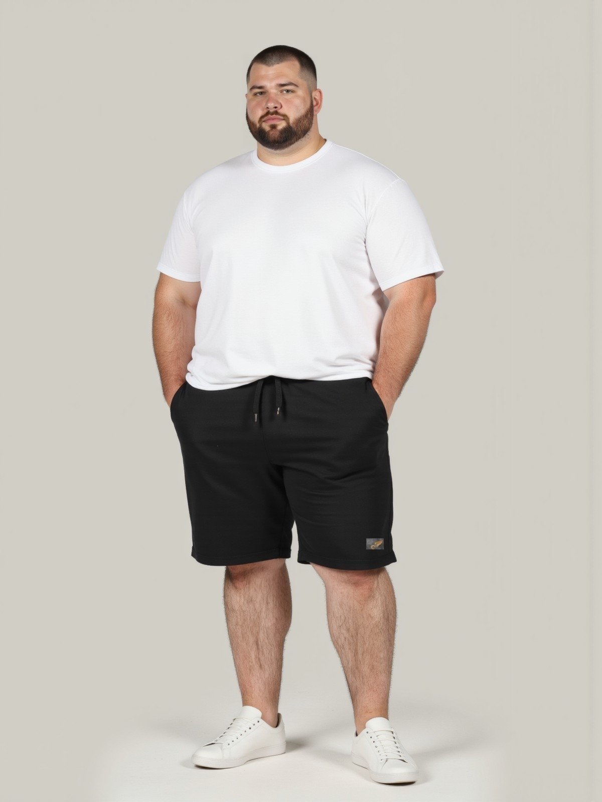 Bermuda de Moletom Plus Size Shorts de Tamanhos Grandes G1 G2 G3