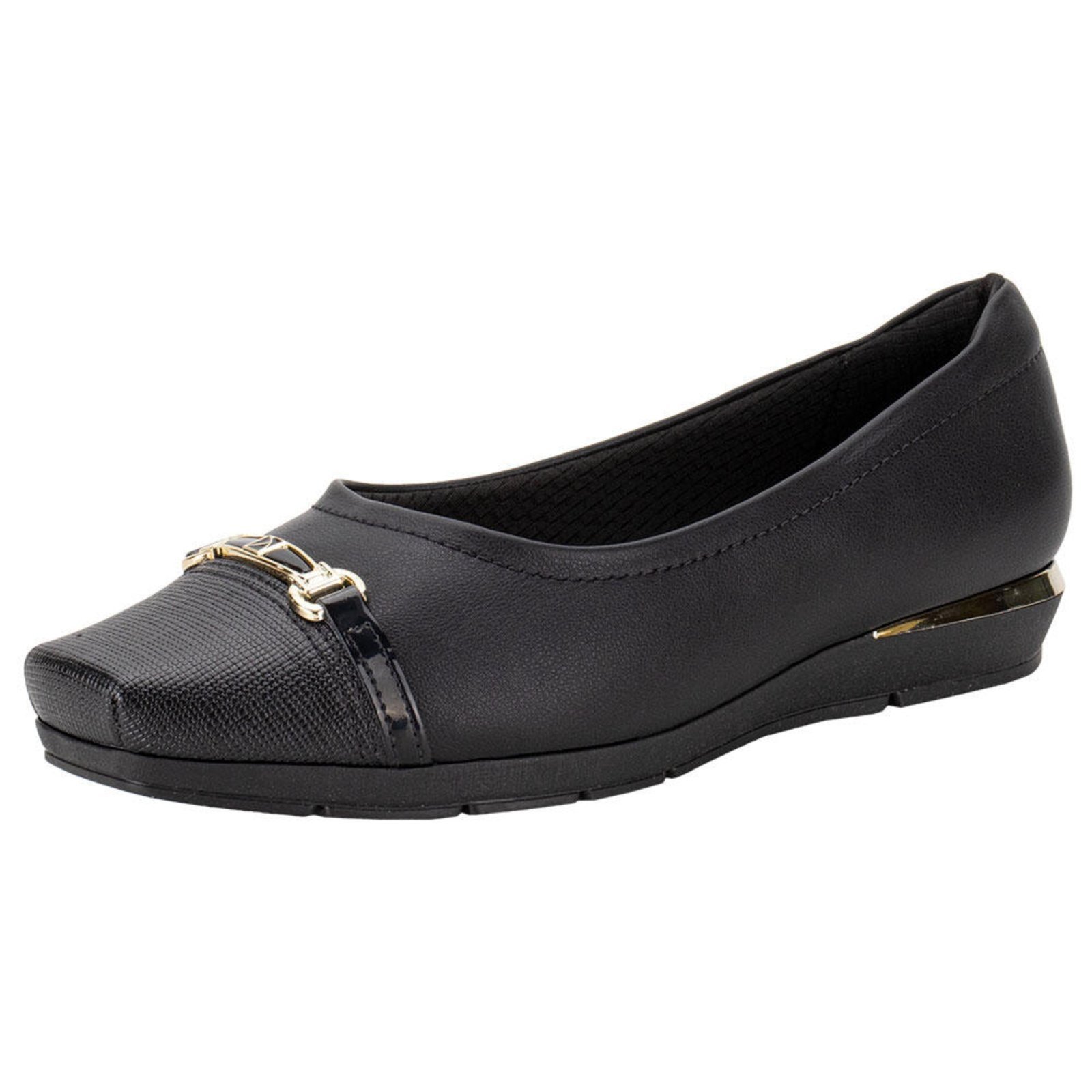 Sapato Feminino Anabela Piccadilly 147305 0087305 Preto
