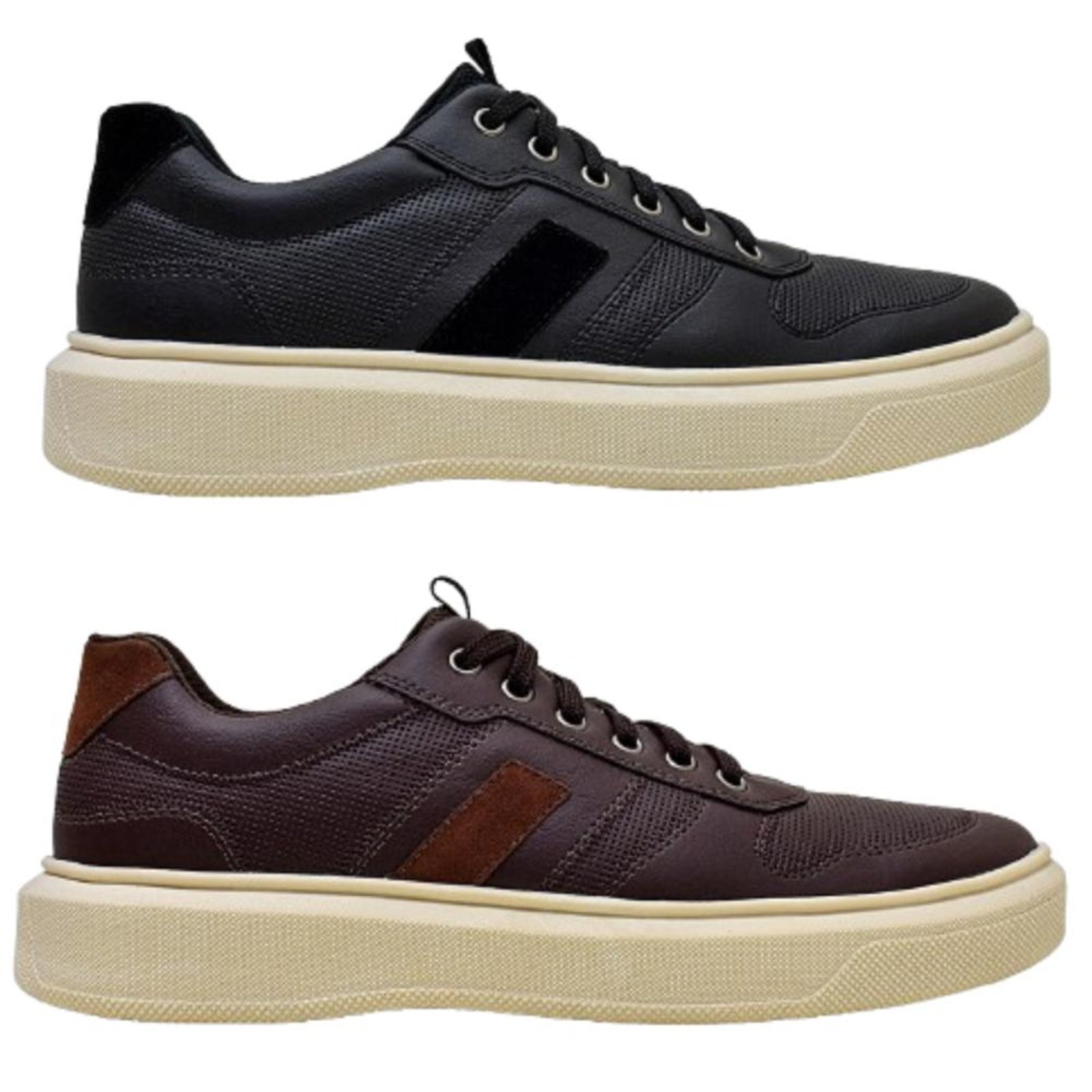 Kit 2 Tenis Masculino Casual Bkarellus Uso Diário Preto