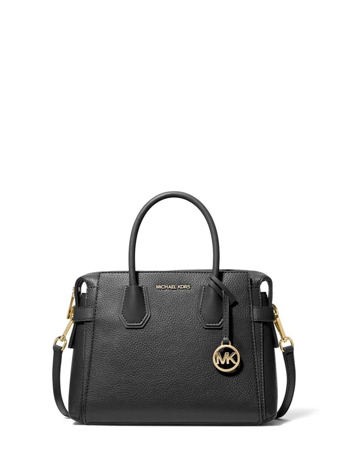 Vista 2 Bolsa Tiracolo Mercer Pequena Em Couro 35S4GM9S1L001 preto preto