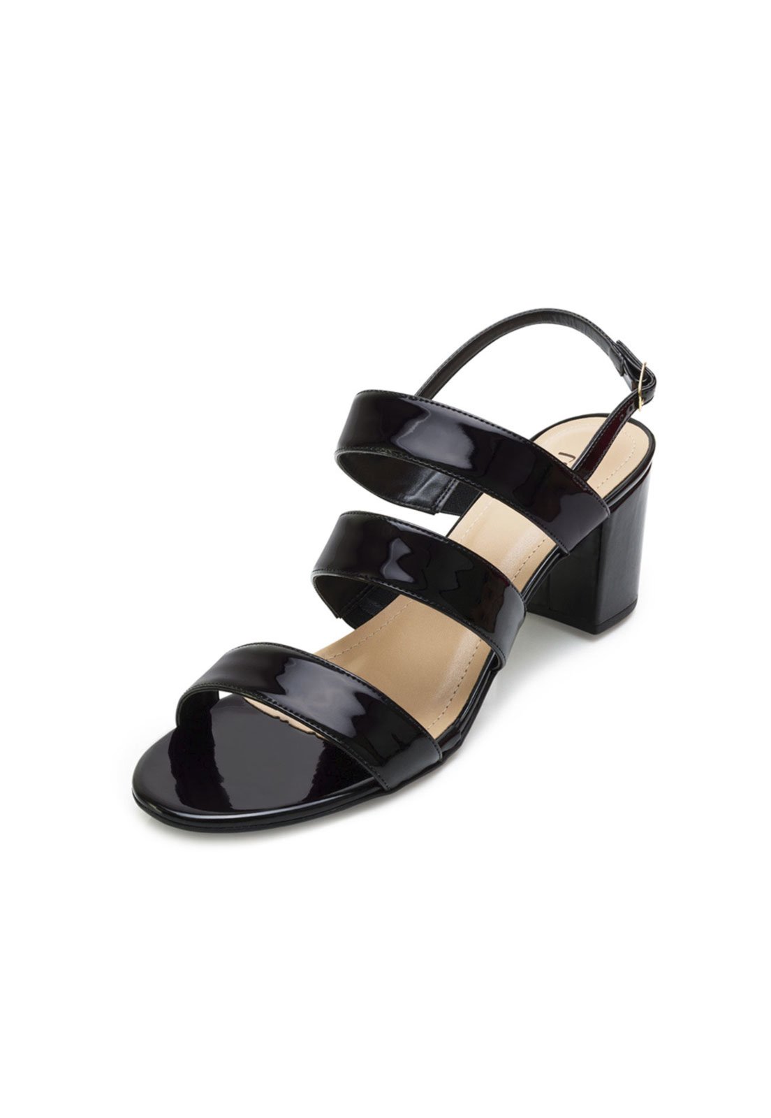 Sandália Lady Queen AM21-1290 Preto
