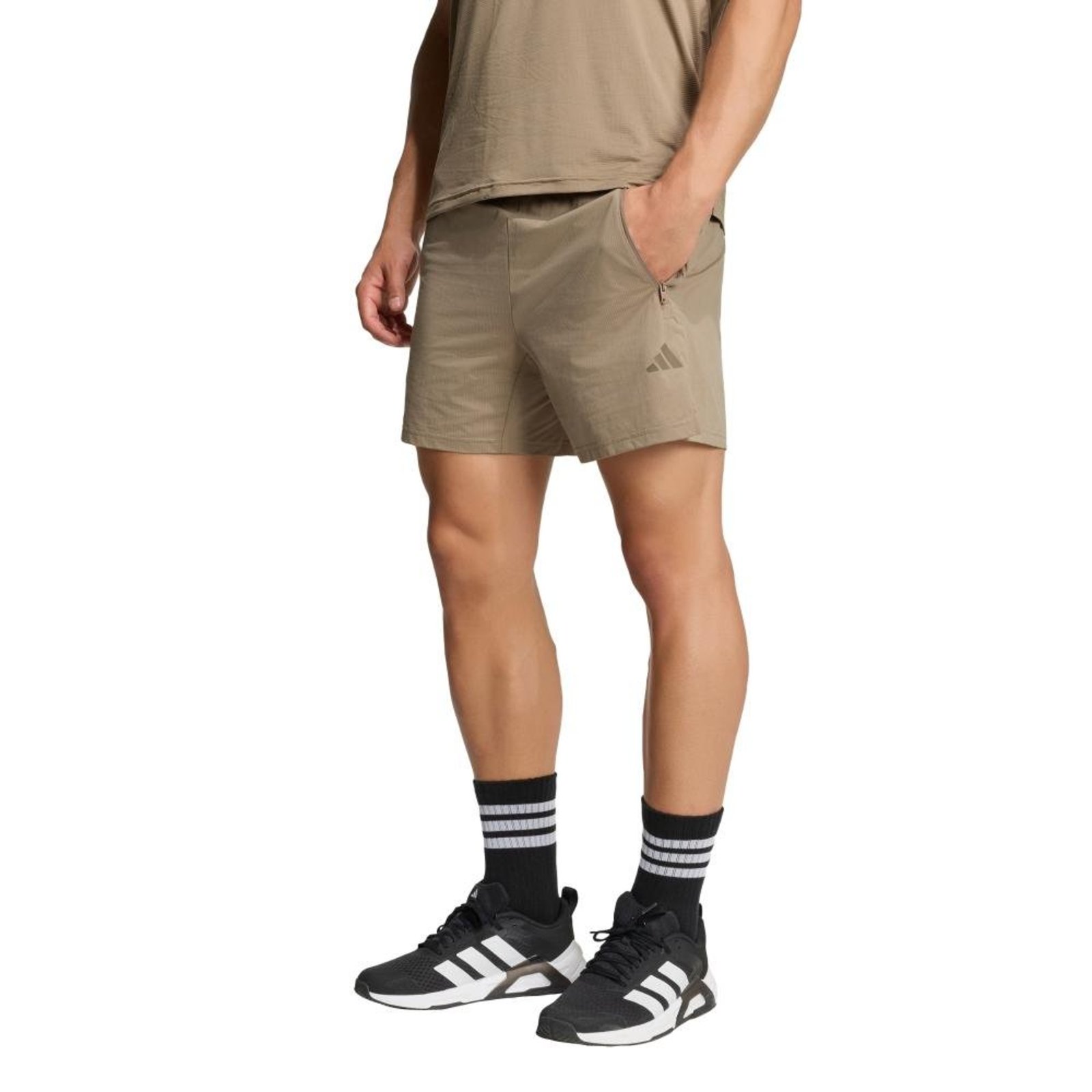 SHORTS TREINO TECH INTENSITY adidas Performance Bege