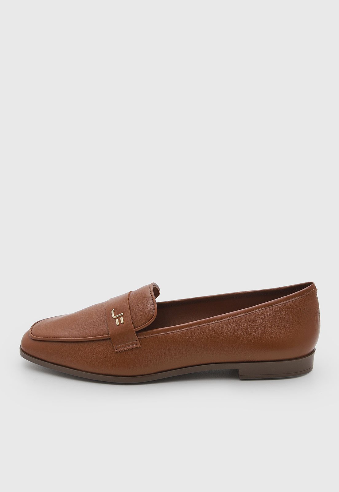 Mocassim Feminino Jorge Bischoff Couro Marrom