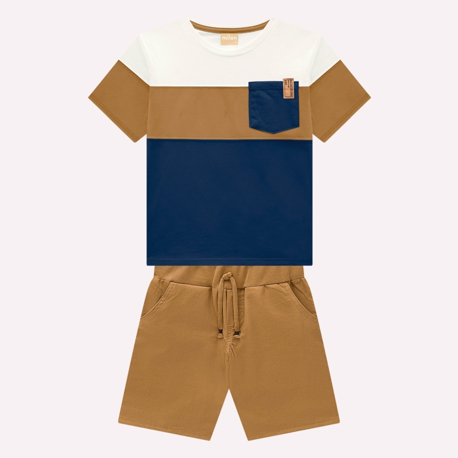 Infantil - Conjunto Menino em Algodão Milon