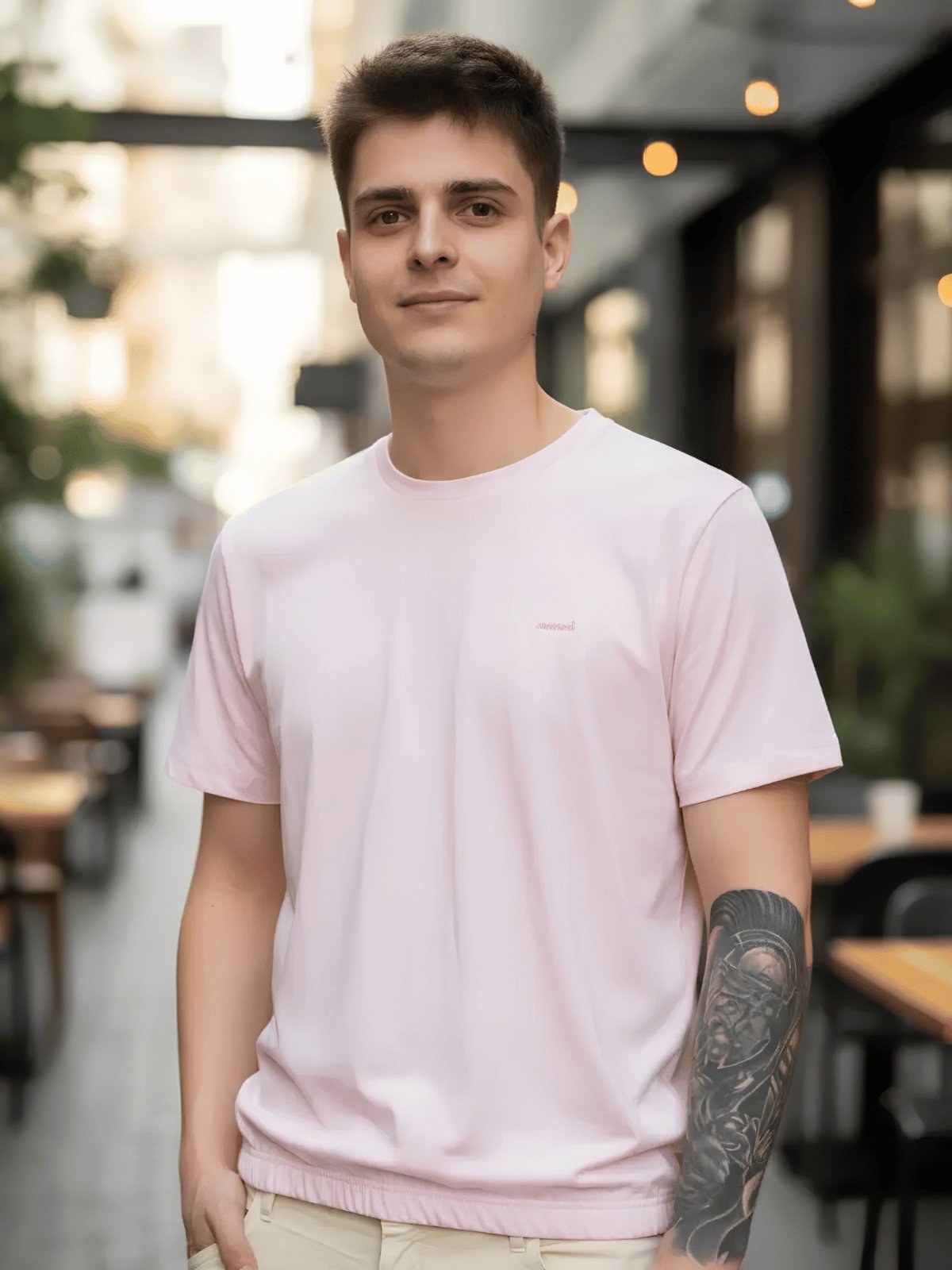 Camiseta Masculina Básica Colcci Cores Básicas