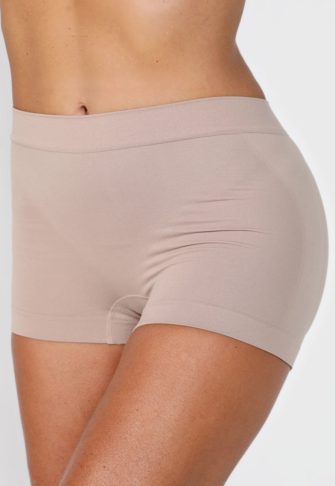 Calcinha Trifil Boxer Lisa Bege